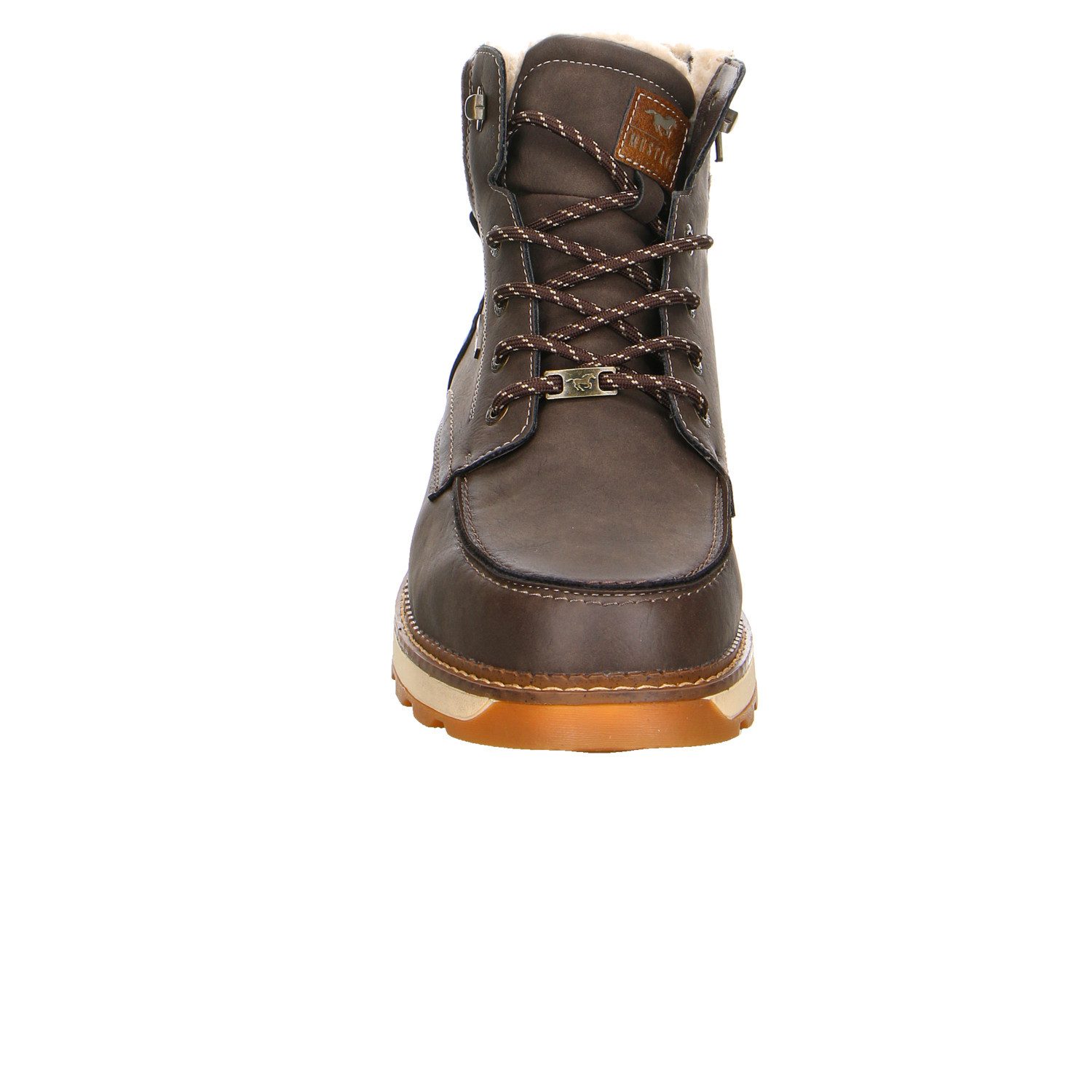 Mustang Shoes Mustang Fettleder Schnürstiefel Winter braun Winterstiefelette