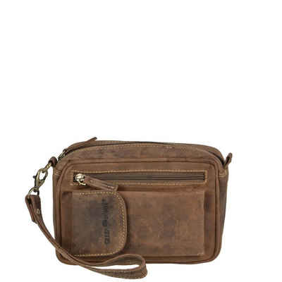 Greenburry Handgelenktasche "Vintage" Leder, Herrentasche, Ledertasche, 21x14cm, mit Handschlaufe