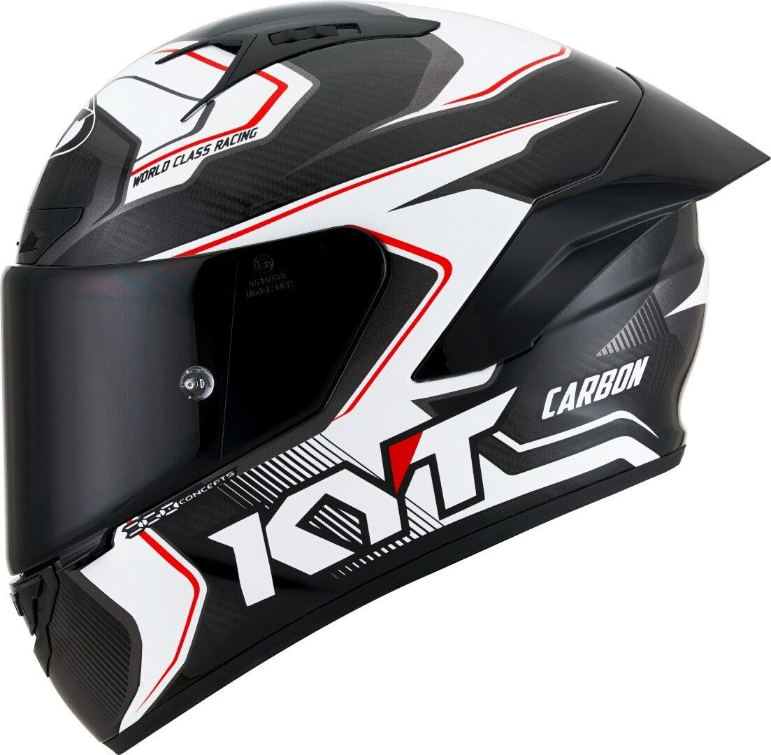 KYT Motorradhelm NZ Race Carbon Competition Helm, Pinlock, Spoiler, ECE 22.06