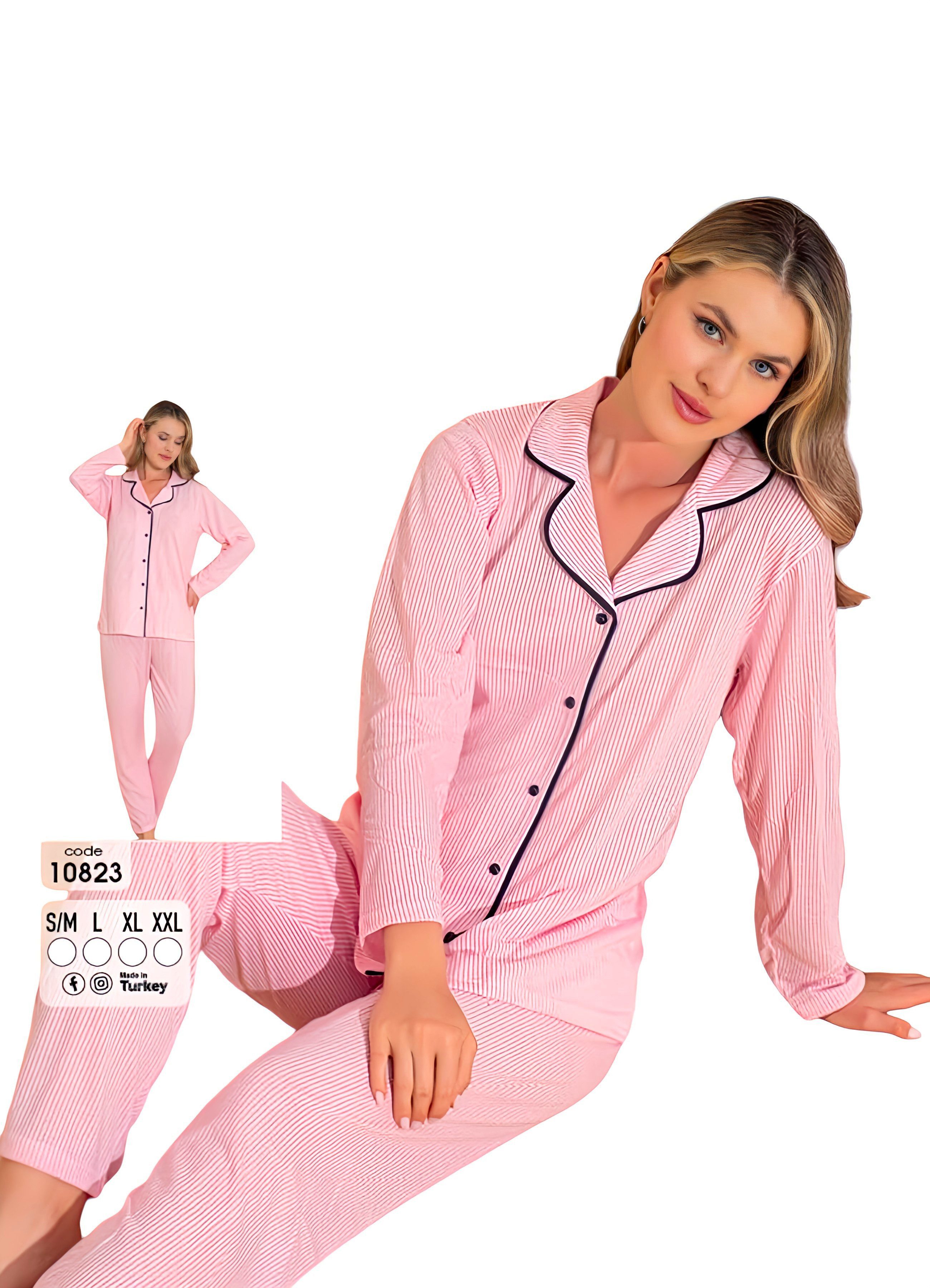fashionshowcase Schlafanzug Damen Pyjama Set Zweiteilig, günstig online kaufen