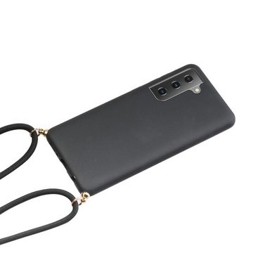 CoverKingz Handyhülle Hülle für Samsung Galaxy S21 5G Handyhülle Silikon Case Band