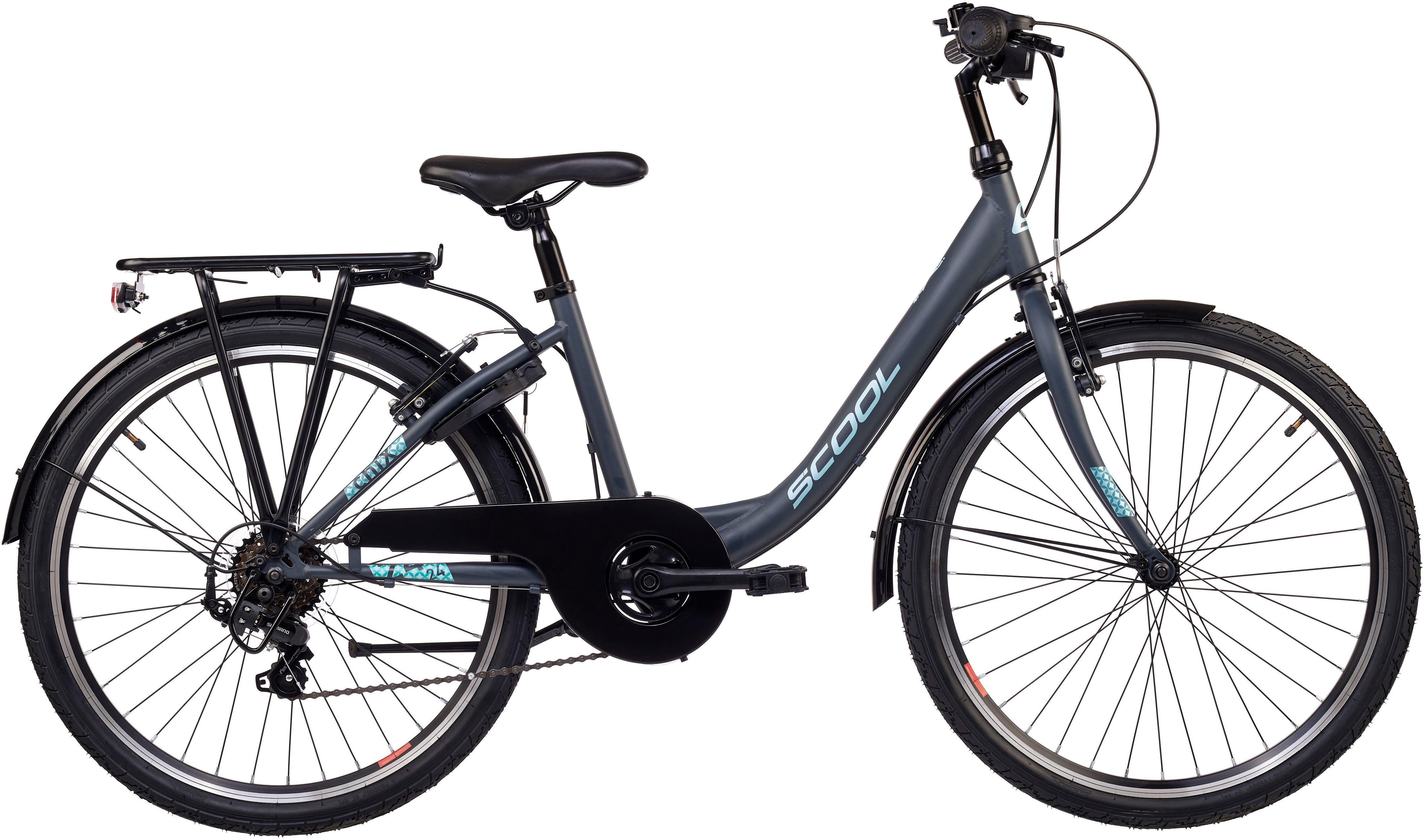 S’COOL Kinderfahrrad S'COOL chiX, 6 Gang Shimano, Kettenschaltung