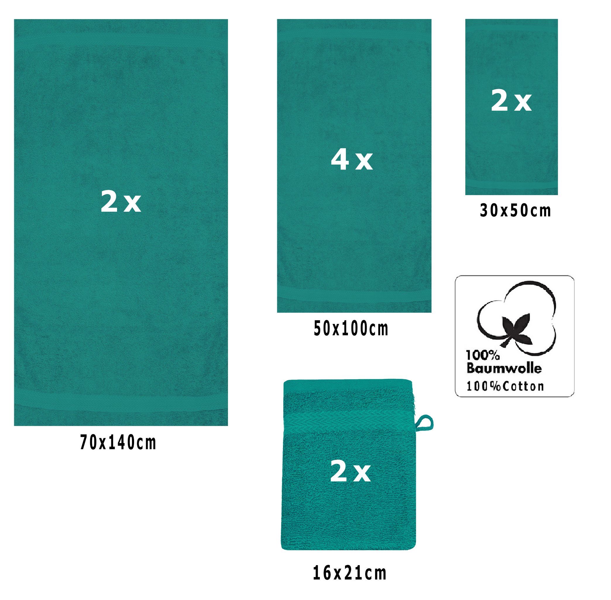 Betz Handtuch Set 10-tlg. Handtuch-Set PREMIUM, 100% Baumwolle (10-St), 100 günstig online kaufen