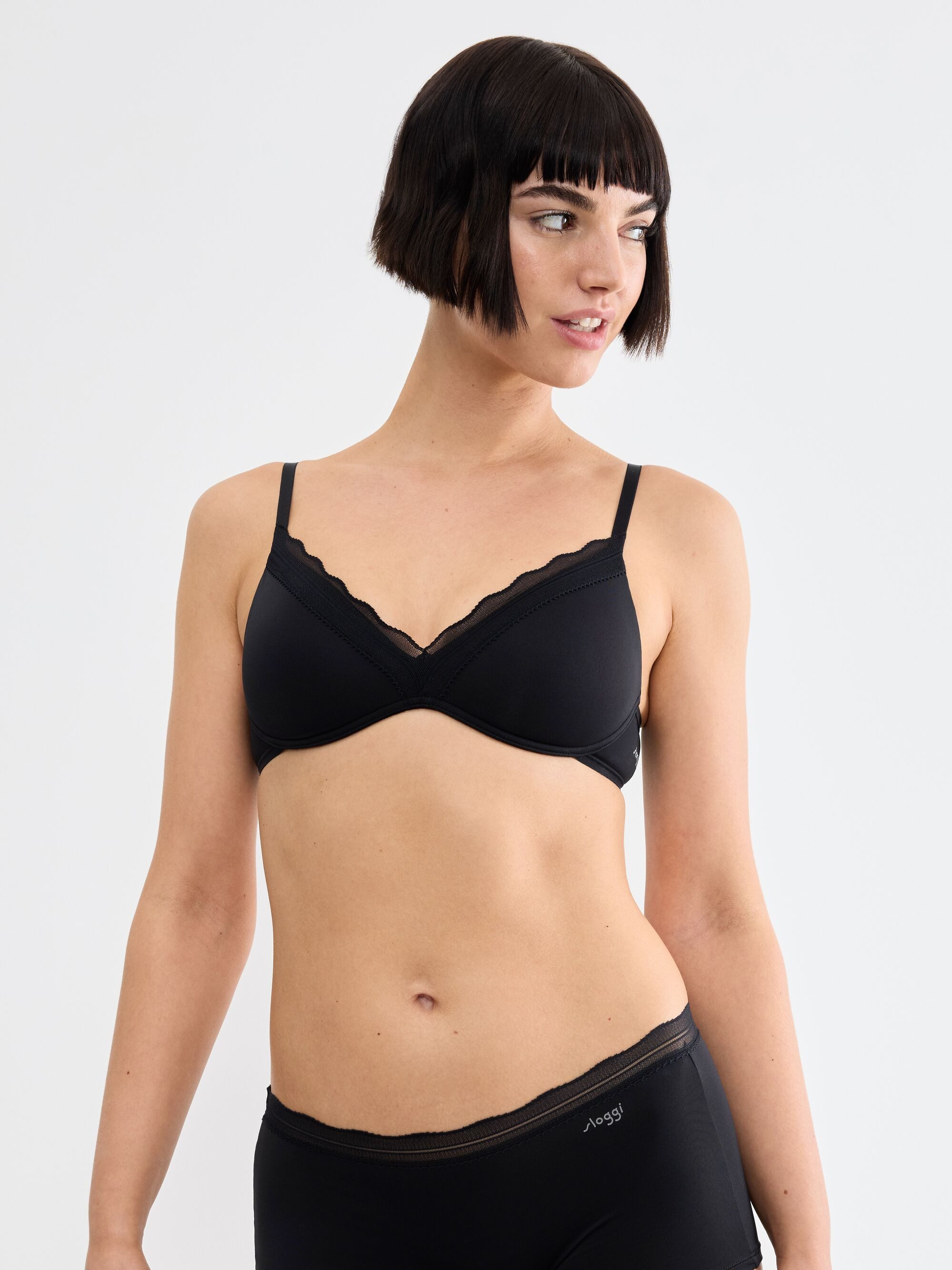 sloggi Push-up-BH GO Blush PU Bra mit Spitzendetails