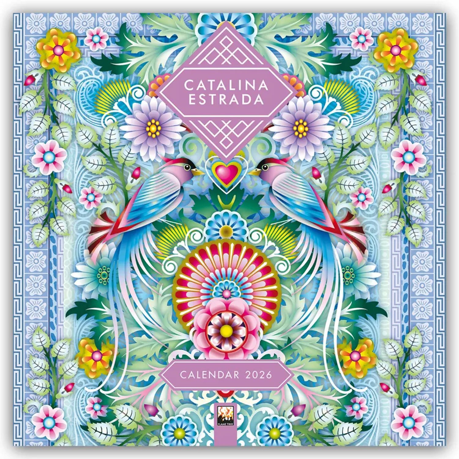 Wandkalender Catalina Estrada Kunstkalender 2026 - Original Flame Tree...