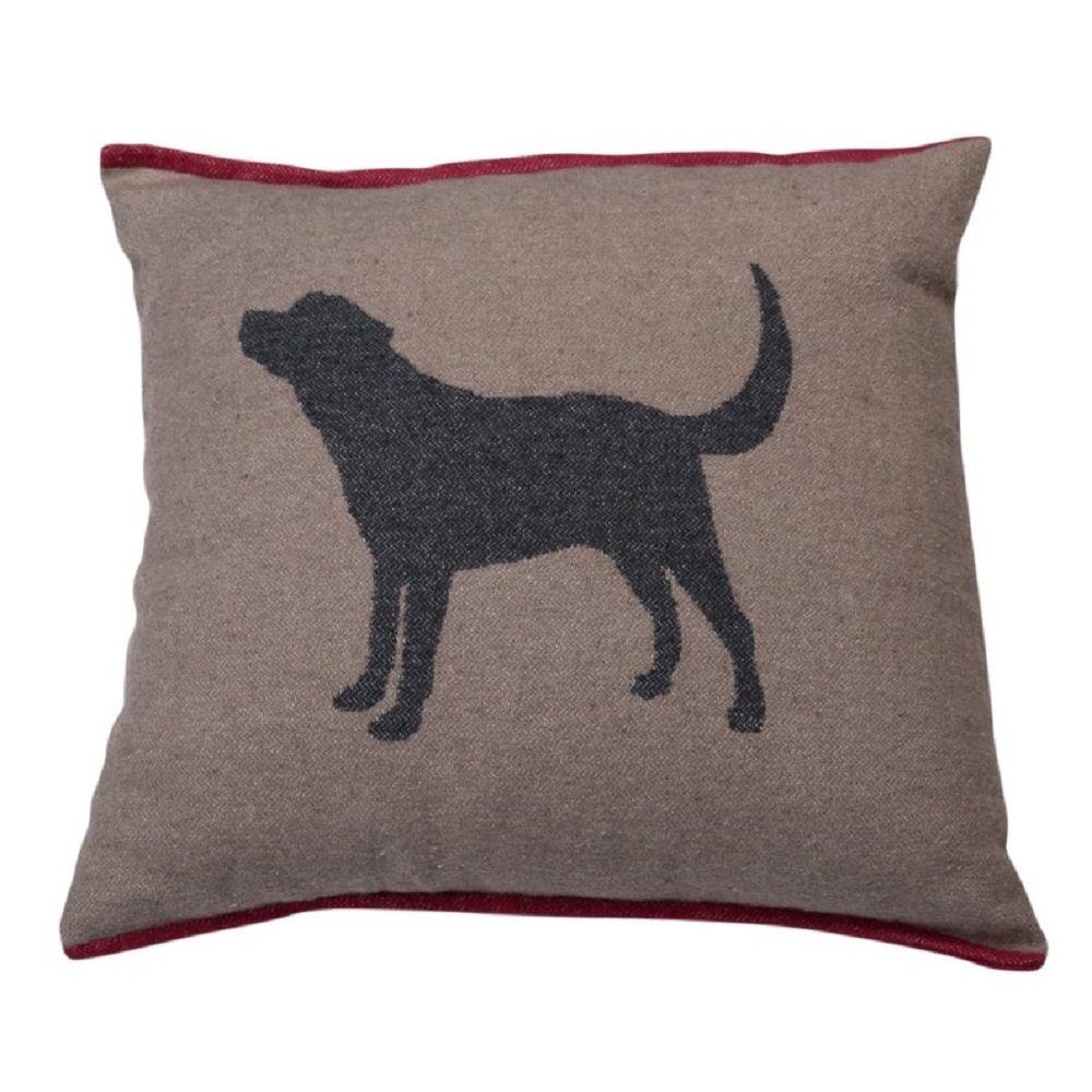 DAVID FUSSENEGGER Kissenhülle Nova 'Labrador' 50 x 50 cm Rauch - Beige günstig online kaufen