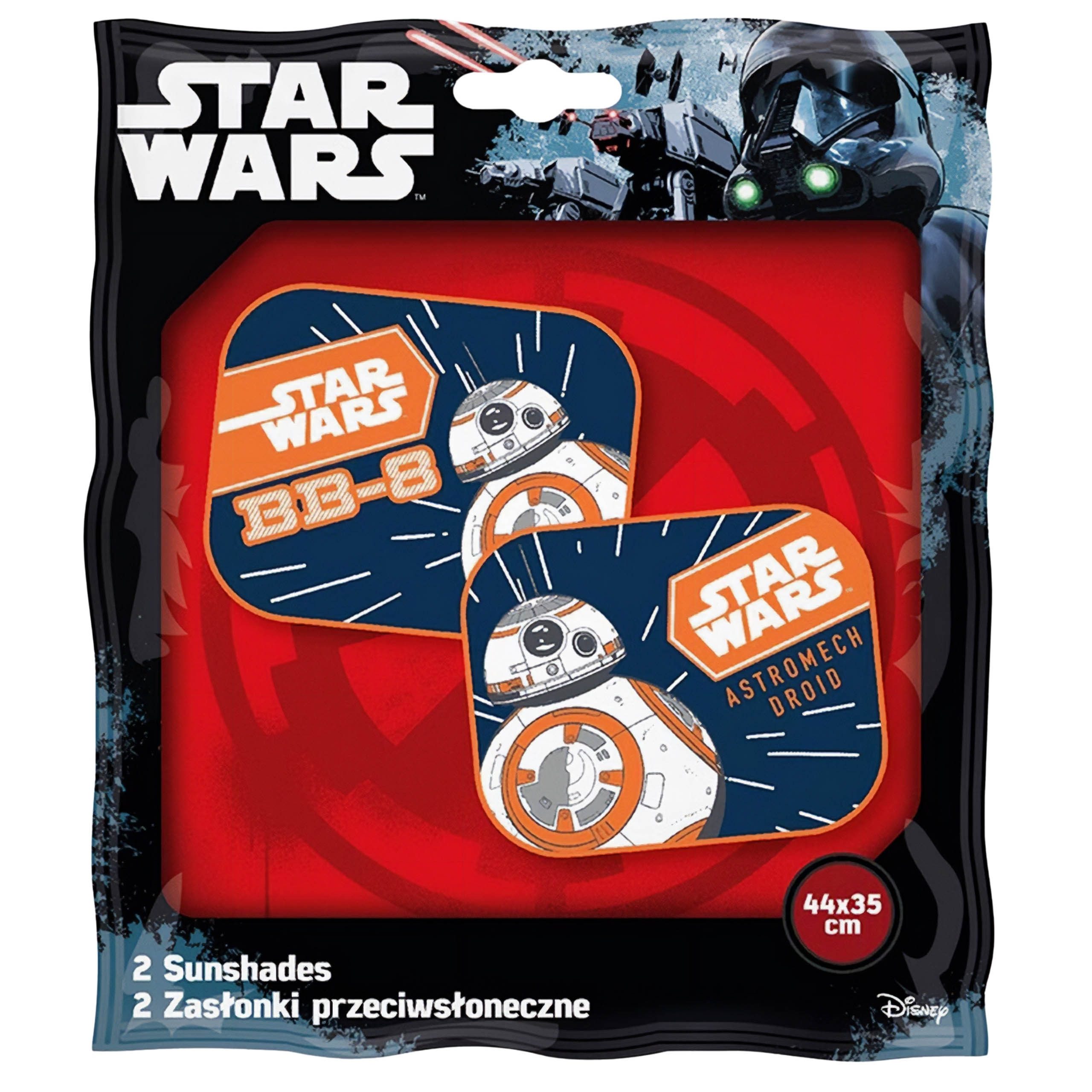 Star Wars Autosonnenschutz STAR WARS BB-8 Sonnenschutz Auto, 2er-Set Saugnäpfe