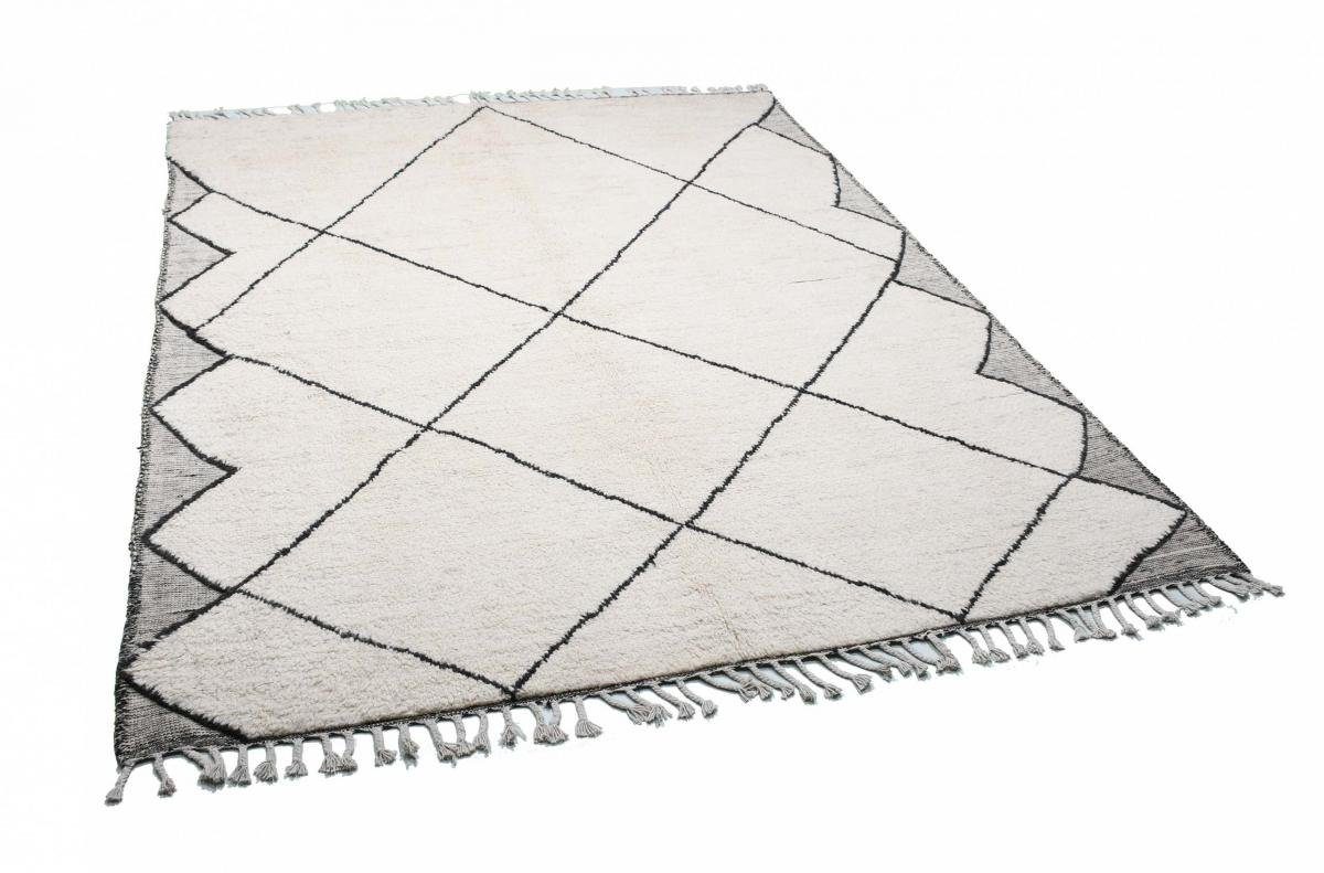 rechteckig, Handgeknüpfter Moderner Maroccan 196x243 Berber Trading, mm Design Höhe: Orientteppich, Orientteppich 25 Nain