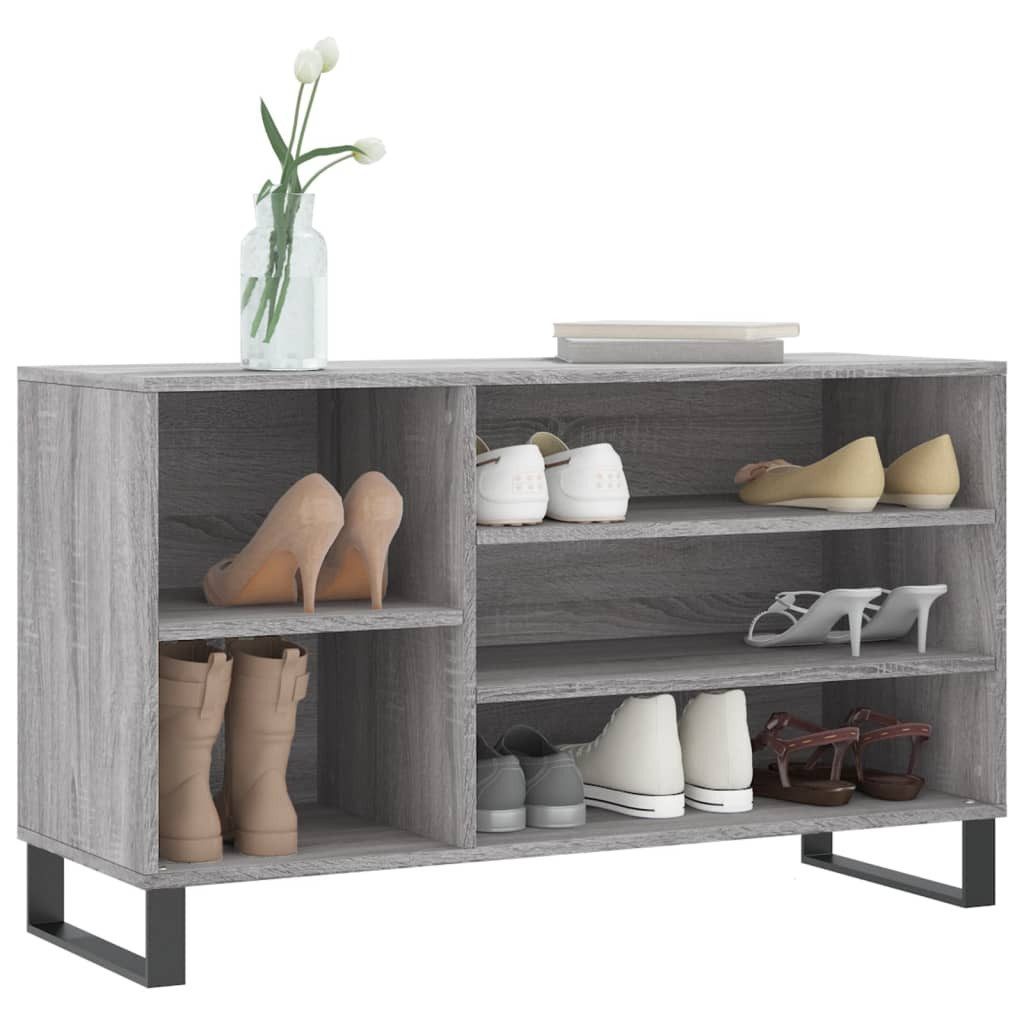 vidaXL Schuhregal Schuhregal Grau Sonoma 102x36x60 günstig online kaufen