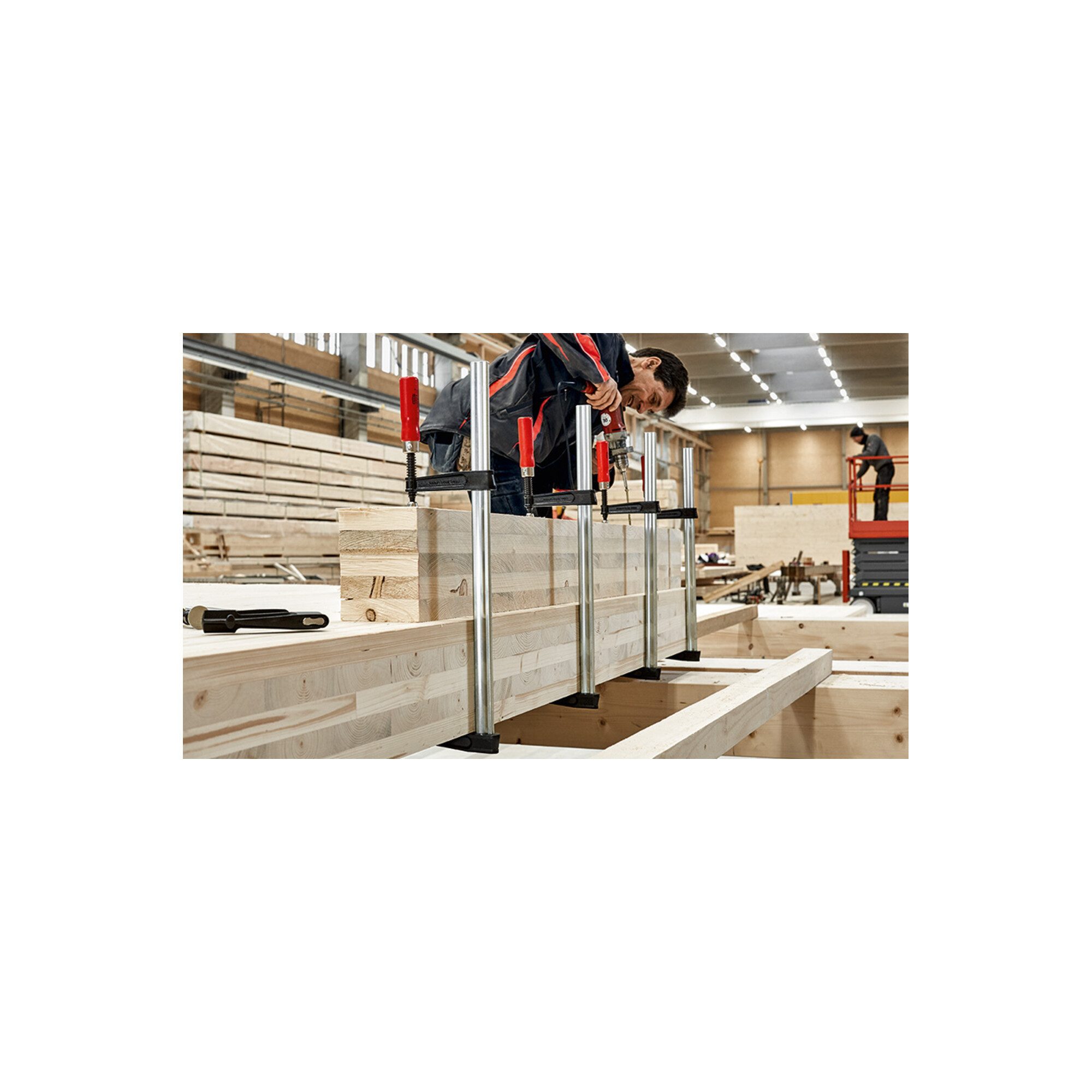 Bessey Zwinge Bessey Temperguss-Schraubknecht TKPN-BE 600/120