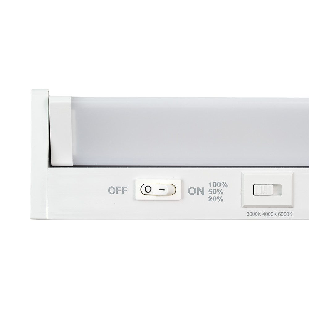 LUXULA LED Unterbauleuchte LUXULA LED Unterbauleuchte 30 cm 4 W CCT einstellbar Weiß, LED fest integriert, Farbwechsler – Bild 3 von 5