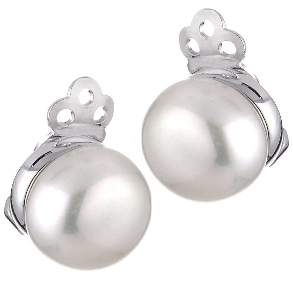 Vinani Paar Ohrclips, Vinani Ohrclip Perle in Fassung glänzend Sterling  Silber 925 Ohrringe LPS online kaufen | OTTO