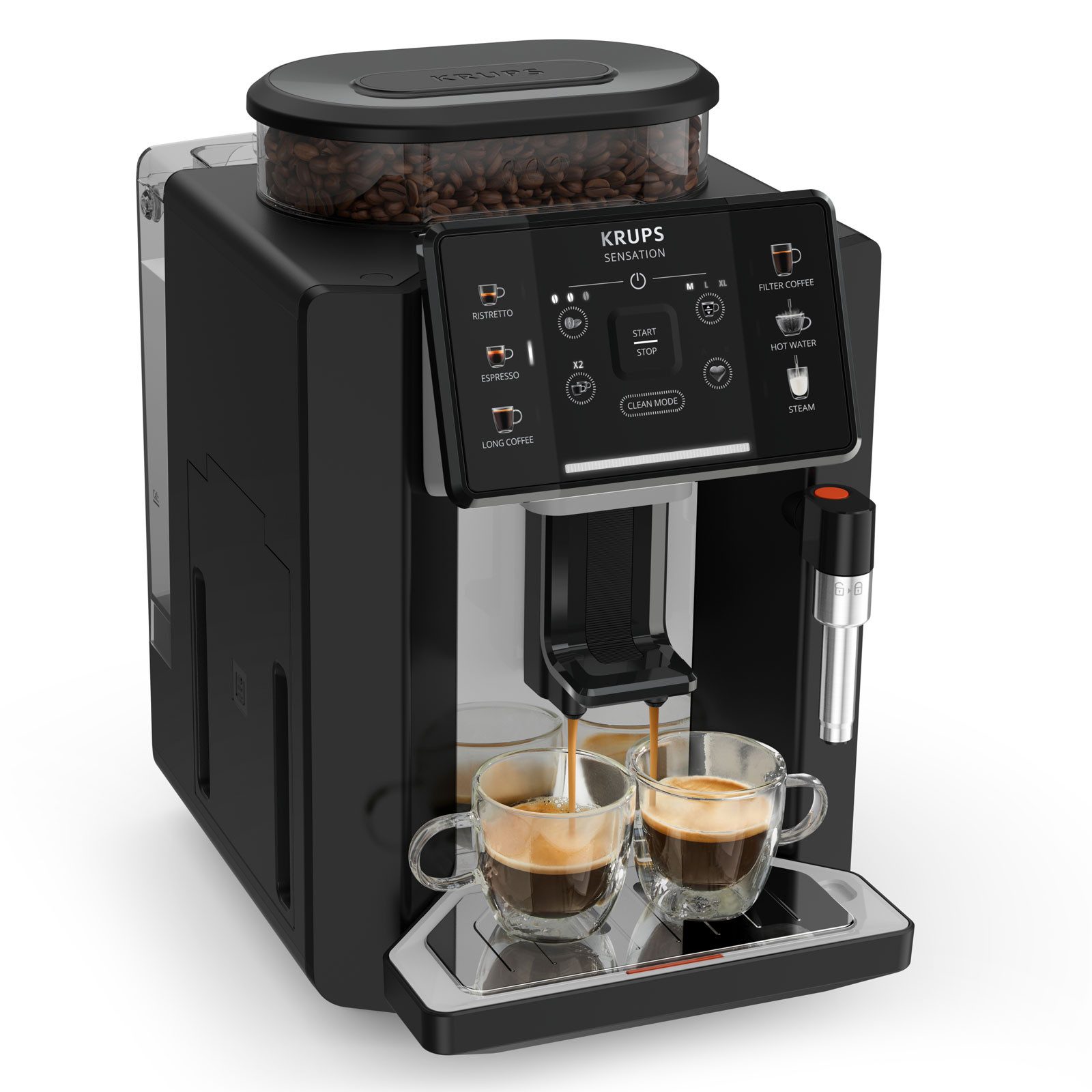 Krups Kaffeevollautomat EA910A SENSATION, Hergestellt in Frankreich