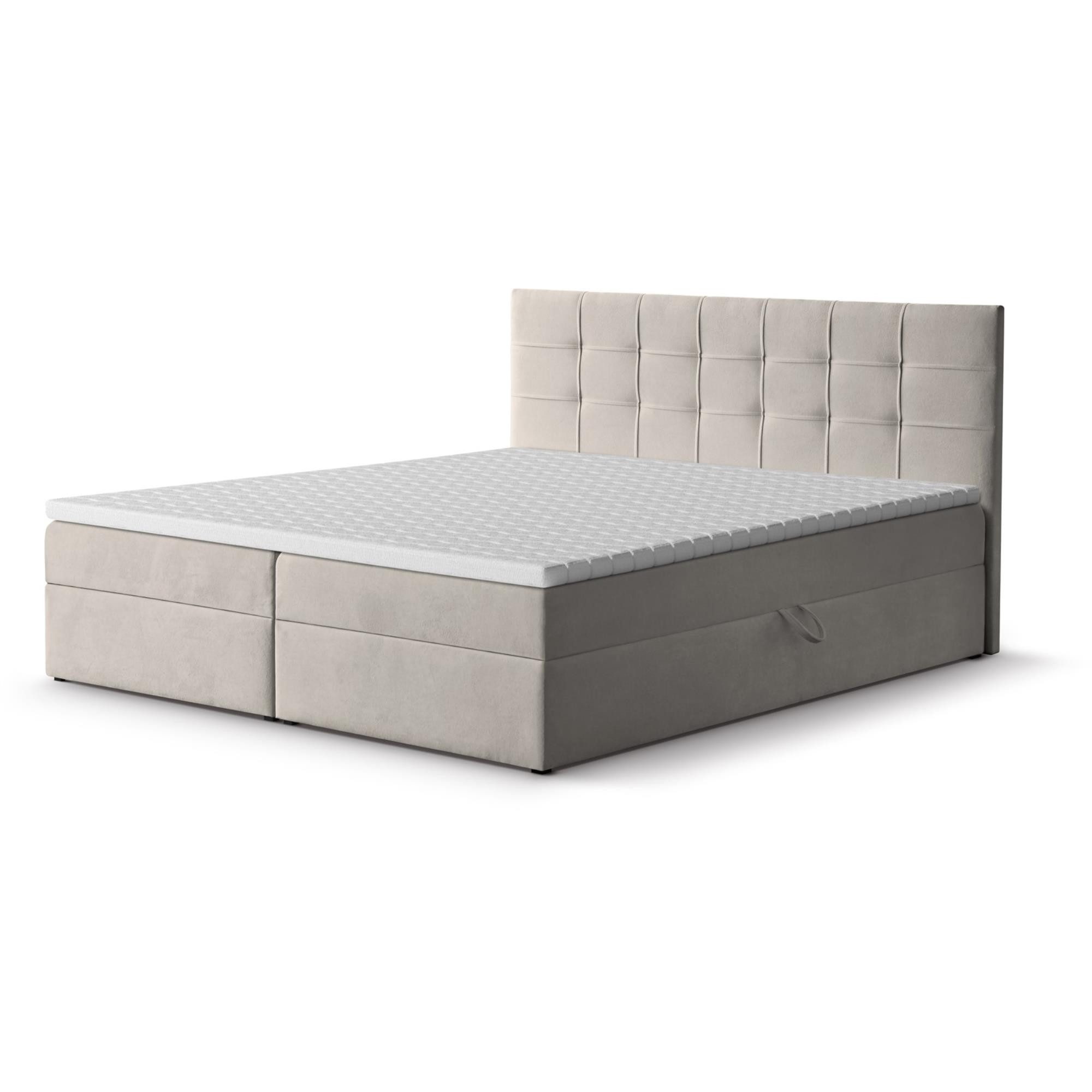 Beautysofa Boxspringbett mit Bettkasten Topiq II, günstig online kaufen