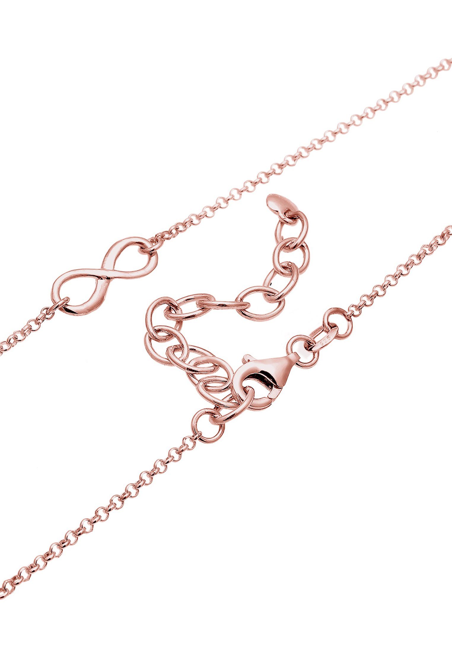 mit Symbole Kette Silber 925 Infinity Herz Stern Elli Anhänger Kreuz Rosegold Anker