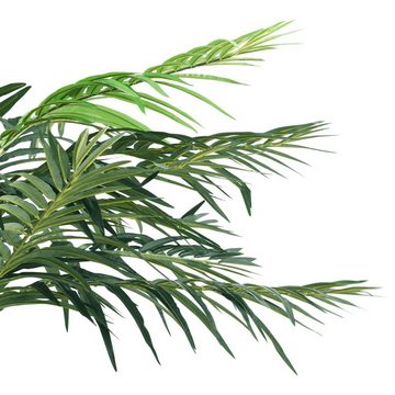 Kunstpflanze Künstliche Palme Phönix mit Topf 215 cm Grün, furnicato, Höhe 215 cm