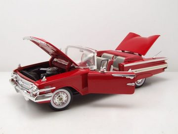 Motormax Modellauto Chevrolet Impala Convertible 1960 rot Modellauto 1:18 Motormax, Maßstab 1:18
