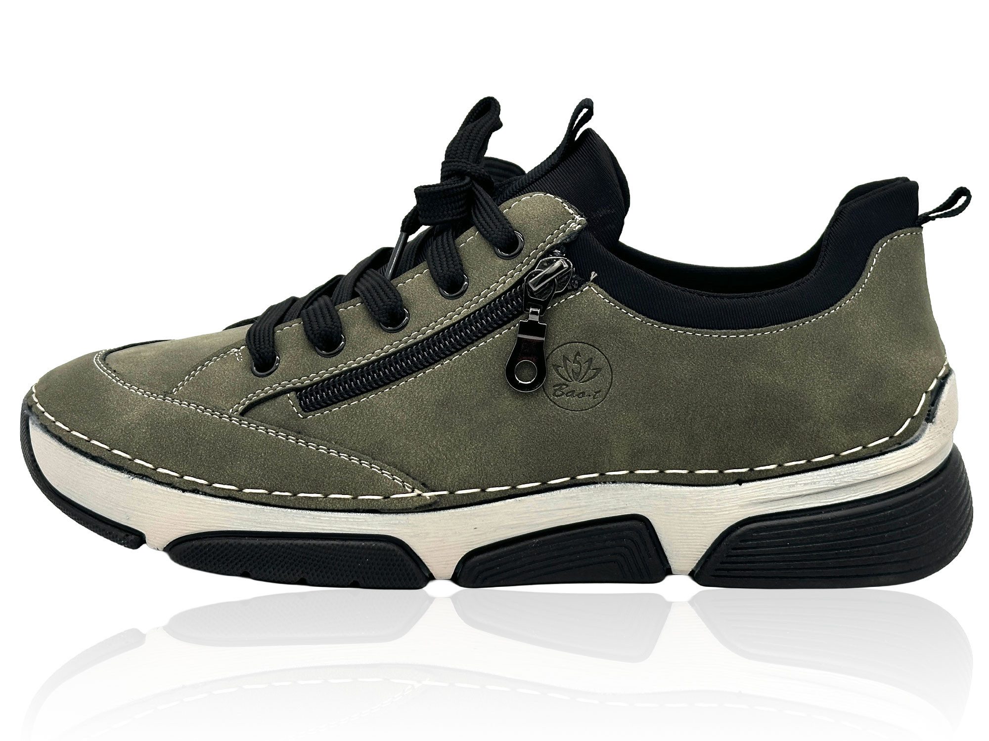 Nowaland Bequeme Damen Freizeitschuhe mit Zierreißverschluss und Schnürung günstig online kaufen