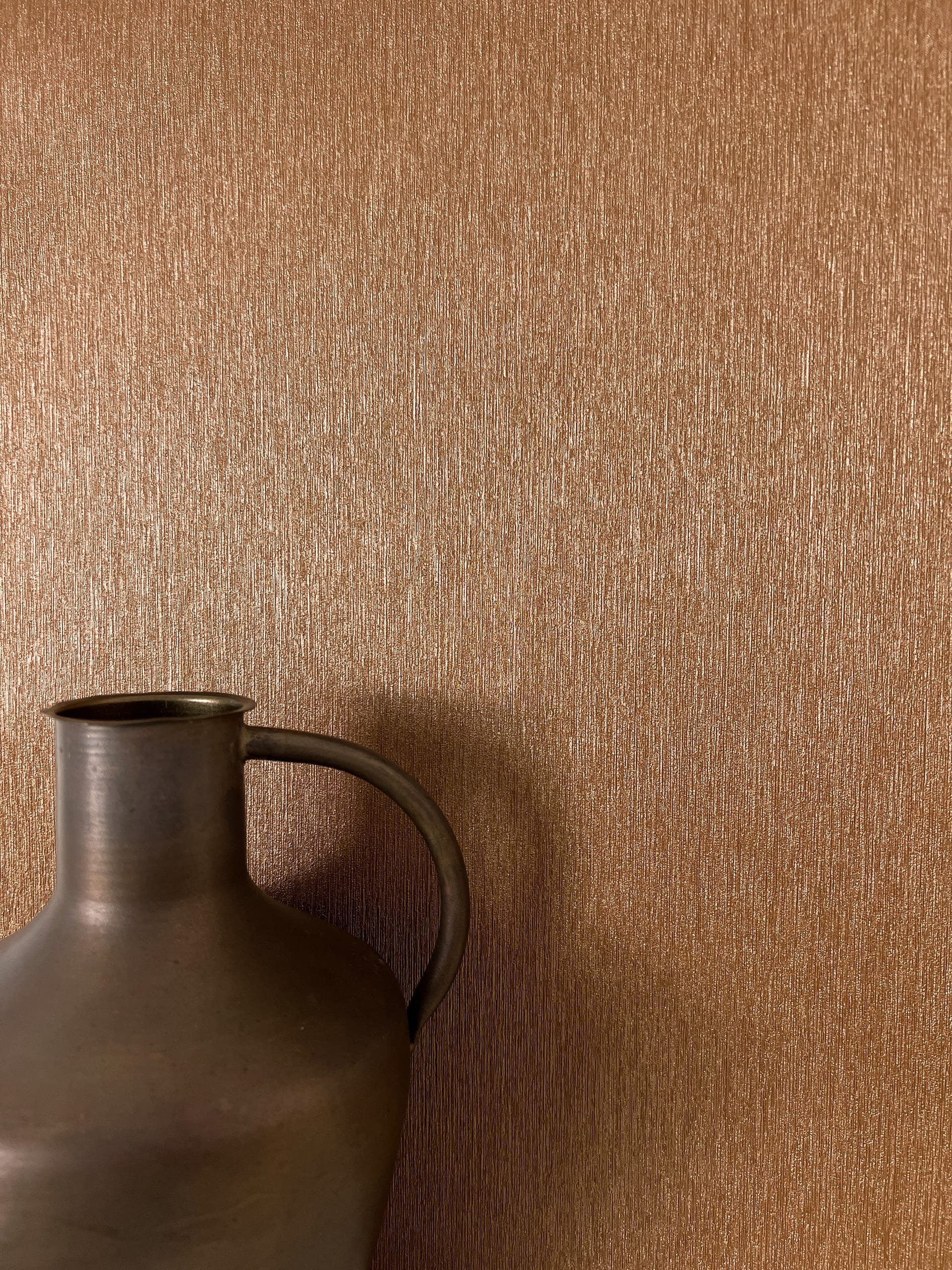Newroom Vliestapete, Braun Tapete Modern Unifarbe günstig online kaufen