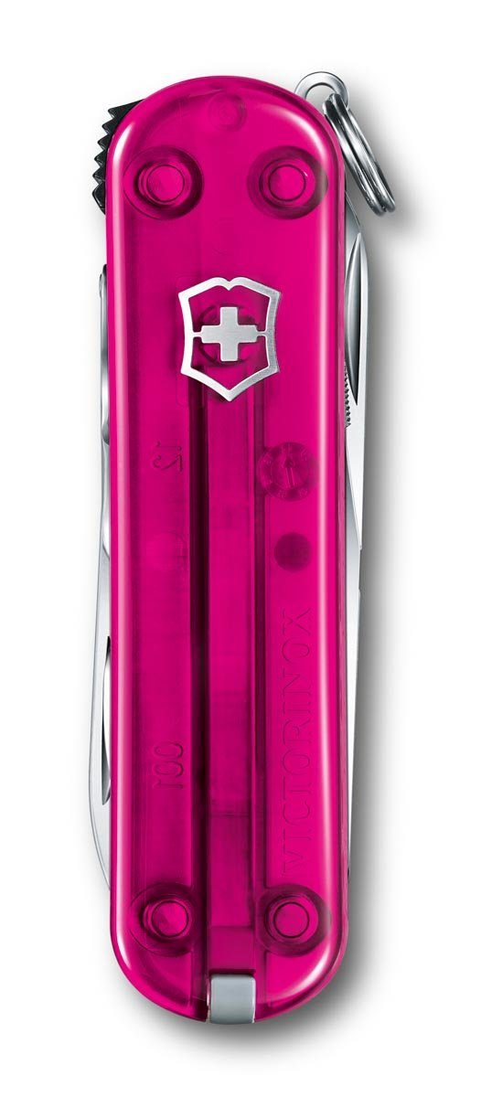 transparent Taschenmesser Clip Nail Victorinox pink 580, 65 mm,