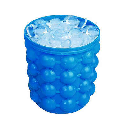 Retoo Eiswürfelform Eiswürfelform Silikon Eiswuerfelbehaelter Mit Deckel Ice Tray Ice Cube, (Packung), hochwertigem Silikon, -40 °- +300 ° C, wasserdicht, Spülmaschine OK