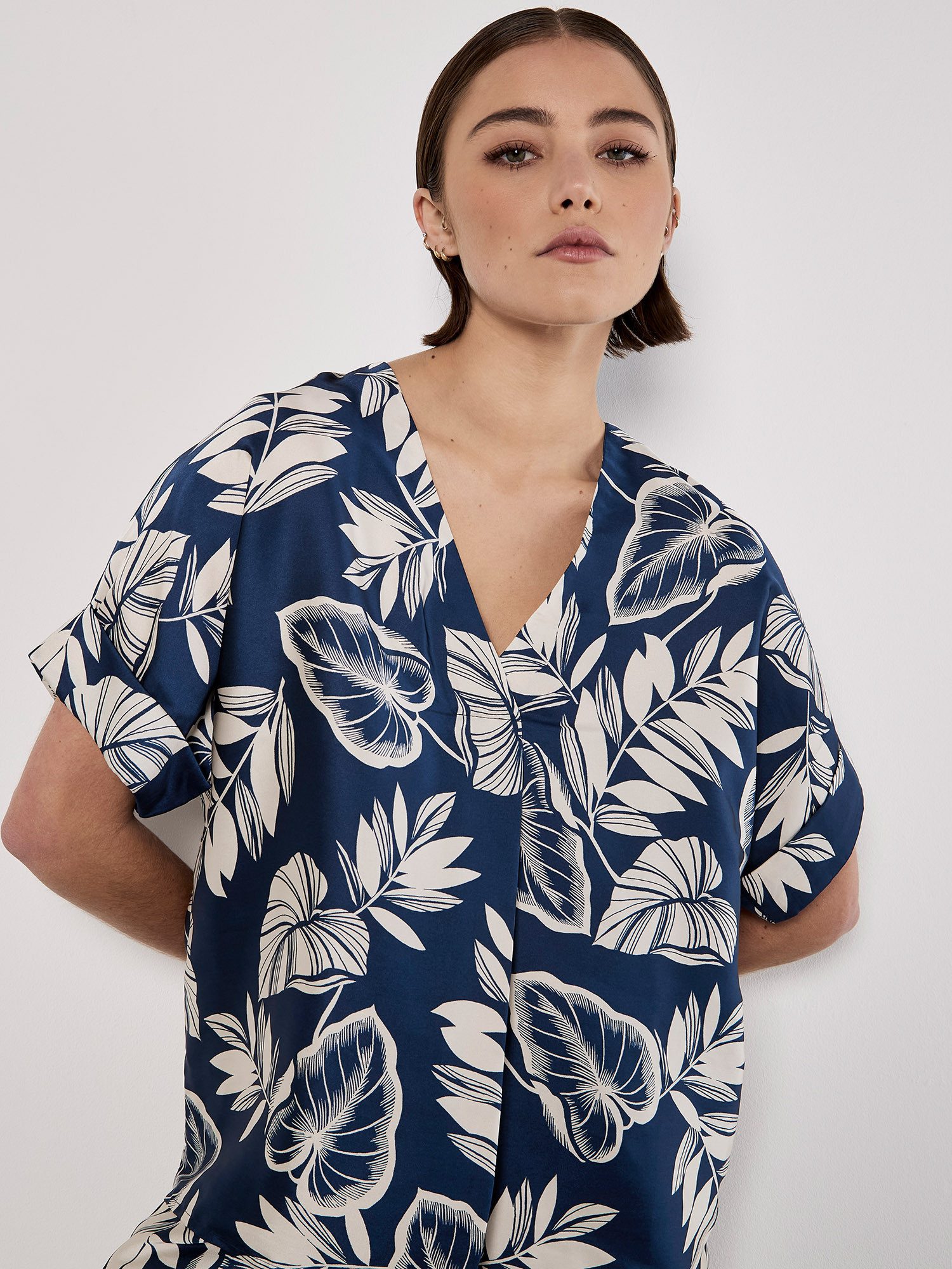 Blusenshirt Palm Leaf Shirt