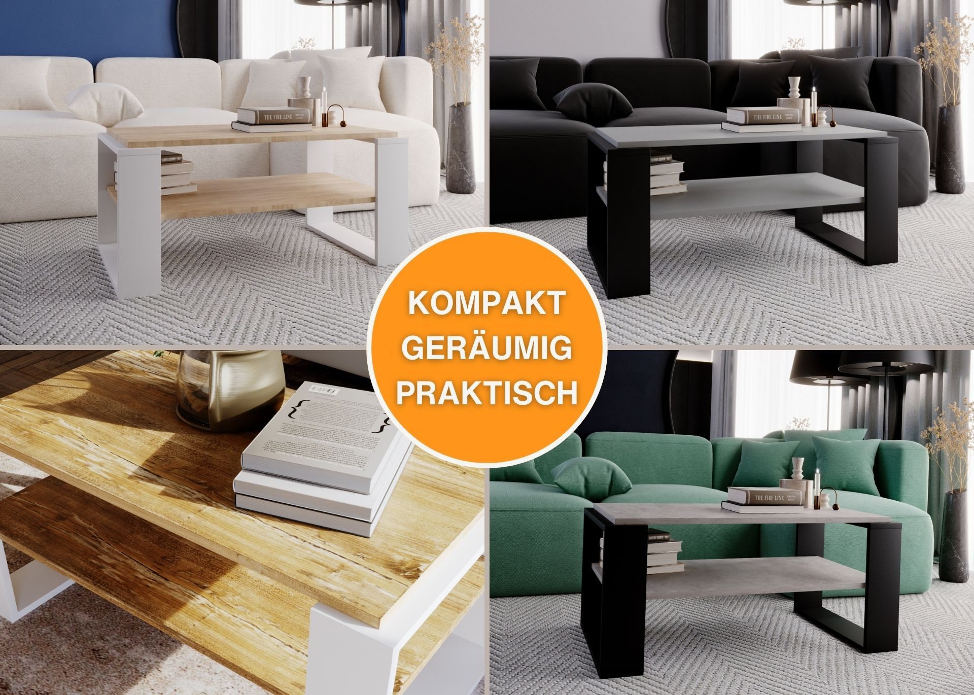 Raumhirsch Furniture Couchtisch Kaja96 modern & günstig online kaufen