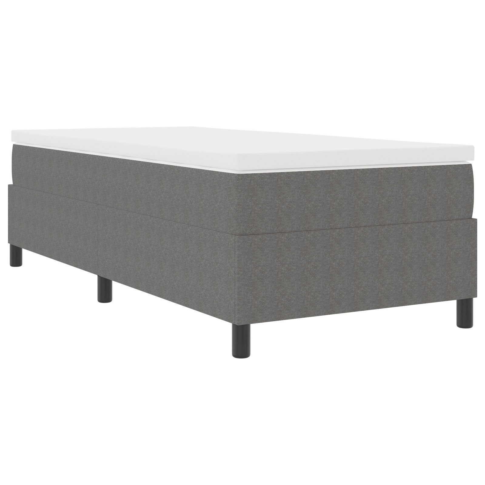 vidaXL Bett Boxspringbett Hellgrau 90x200 cm günstig online kaufen