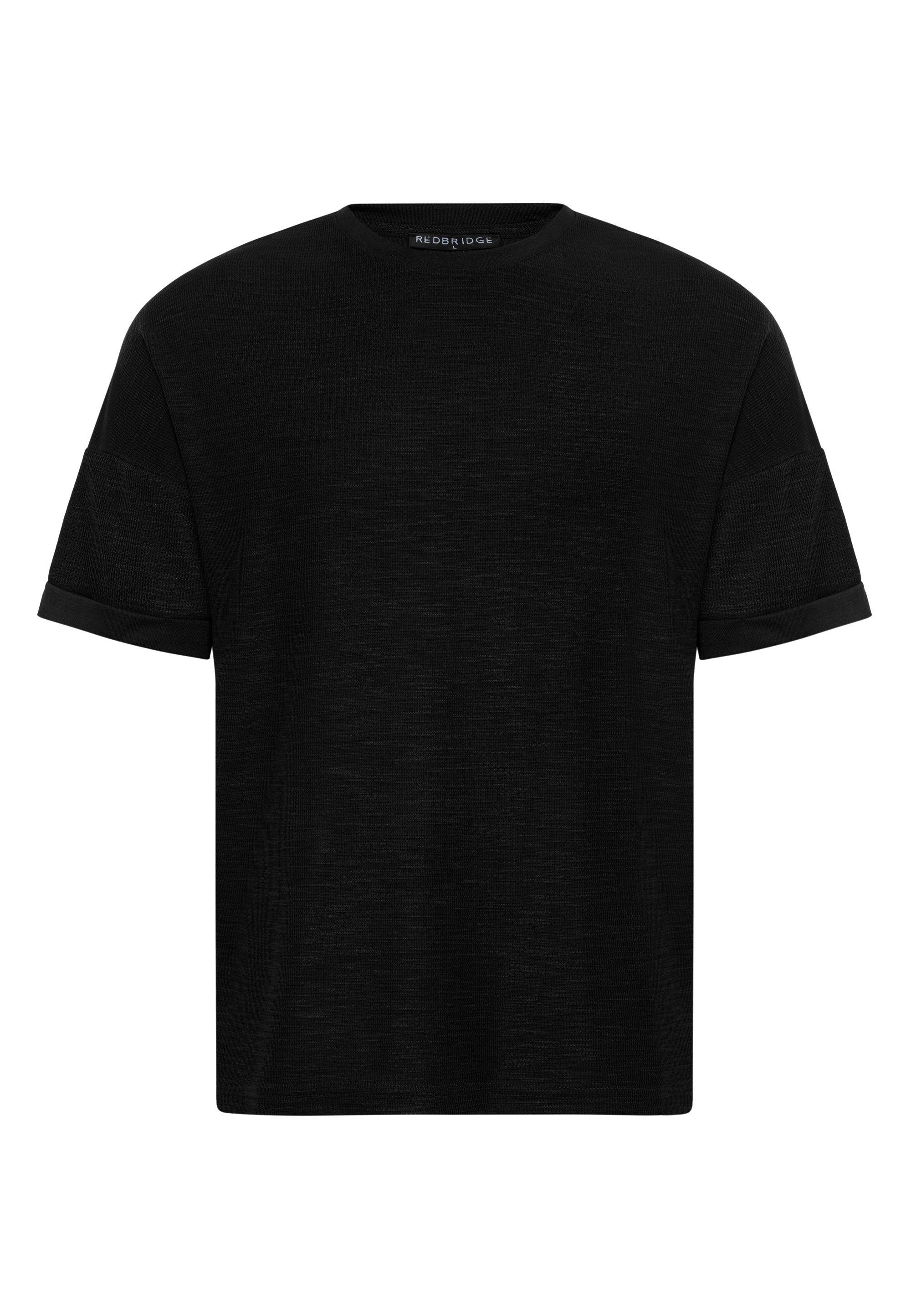 RedBridge schwarz mit Hereford Krempelärmeln T-Shirt