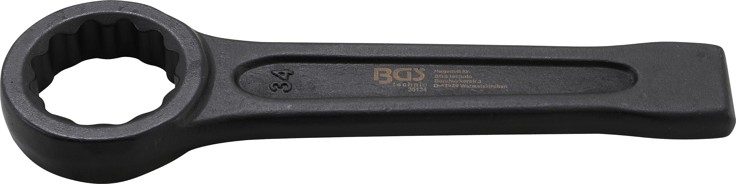 BGS technic Ringschlüssel Schlag-Ringschlüssel, SW 34 mm