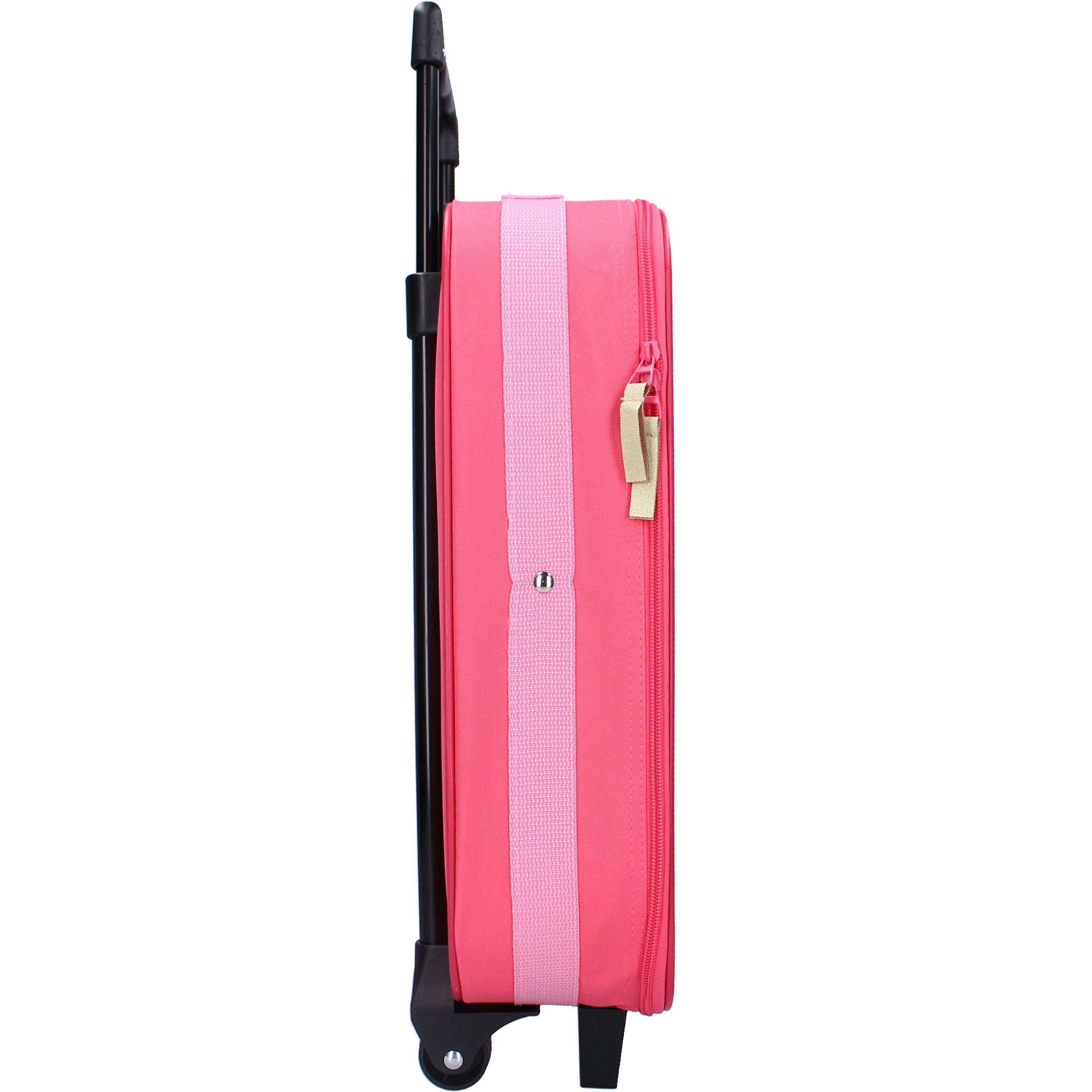 Disney Minnie Mouse Kinderkoffer Trolley Kindertrolley Mädchen Minni Maus Pink Kinder Trolly Leicht, 2 Rollen, Innenmaße: 40x30x10 cm, 12 L Volumen – Bild 4 von 5