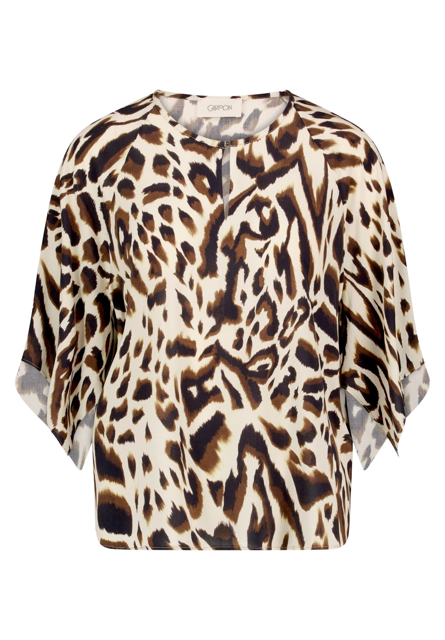 Cartoon Schlupfbluse Damen mit Muster