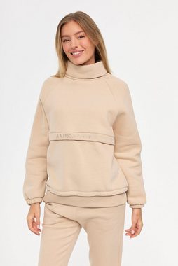 Decay Sweatshirt mit kuscheligem Rollkragen