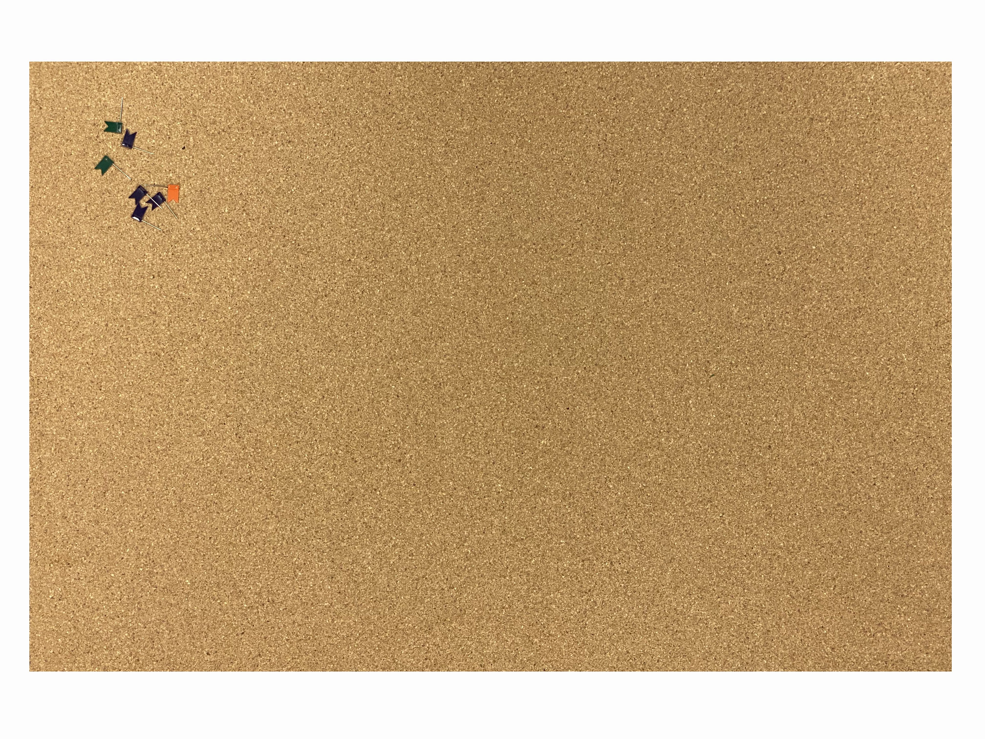 empireposter Bilderrahmen Korkplatte - x 10 geschliffen, 91,5 61 Stärke cm mm, Pinnwand