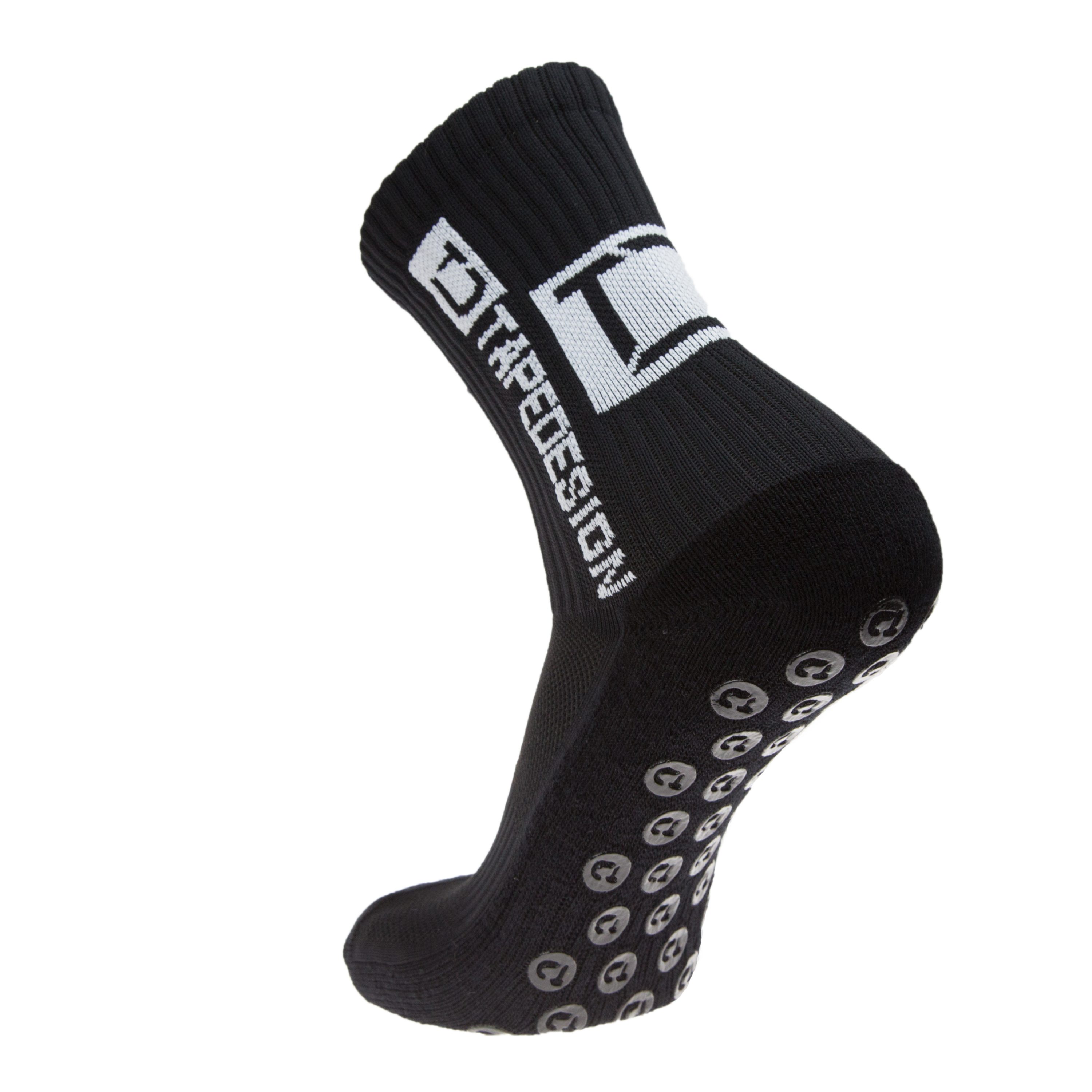Tapedesign schwarzweiss Sportsocken Allround Classic Sock black