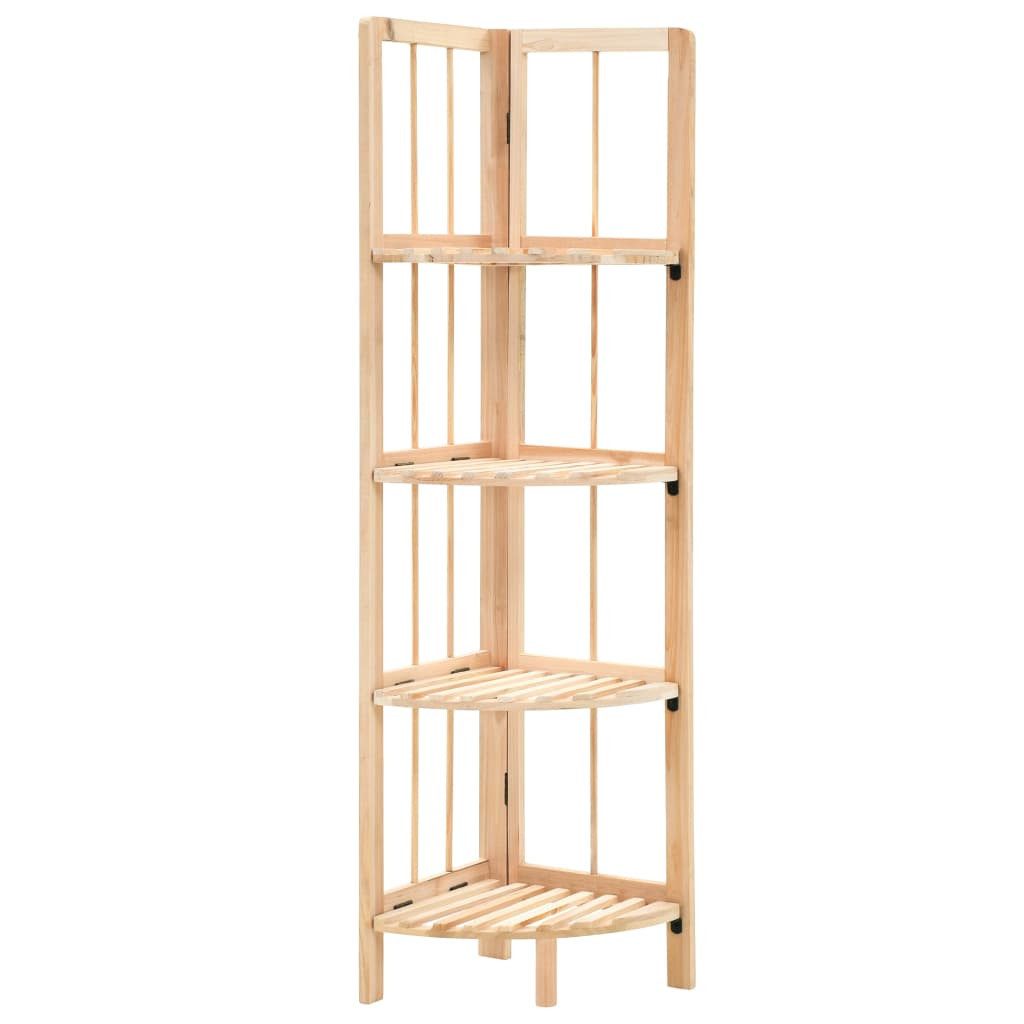 furnicato Eckregal Praktisches aus Massivholz Beige 27 x 27 x 110 cm, 1-tlg.