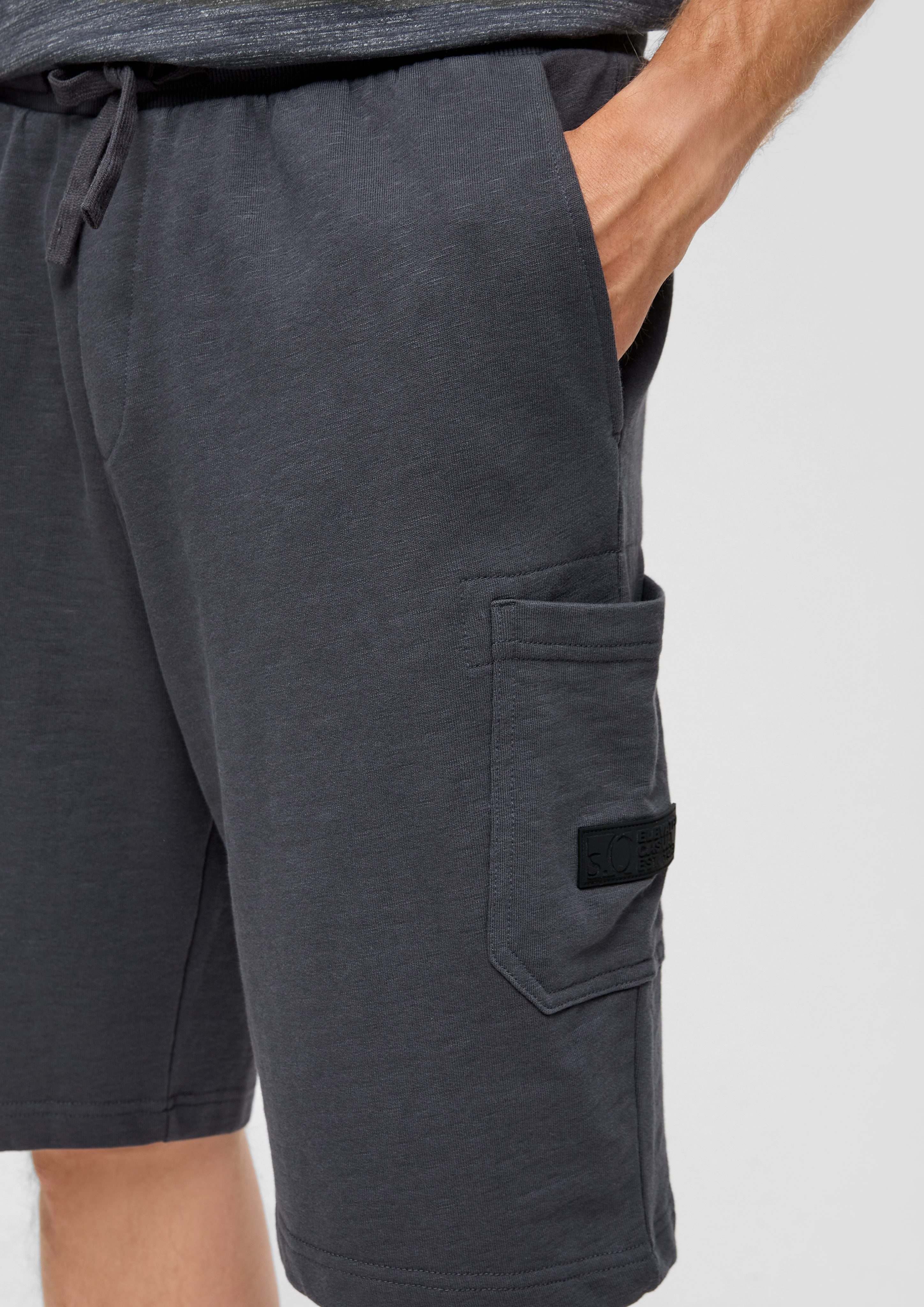s.Oliver Bermudas Lässige Sweatshorts aus Flammgarn günstig online kaufen