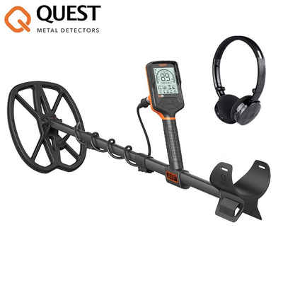 Quest Metalldetektor »Quest Q30+ wasserdichter Metalldetektor + Kabellose Kopfhörer«