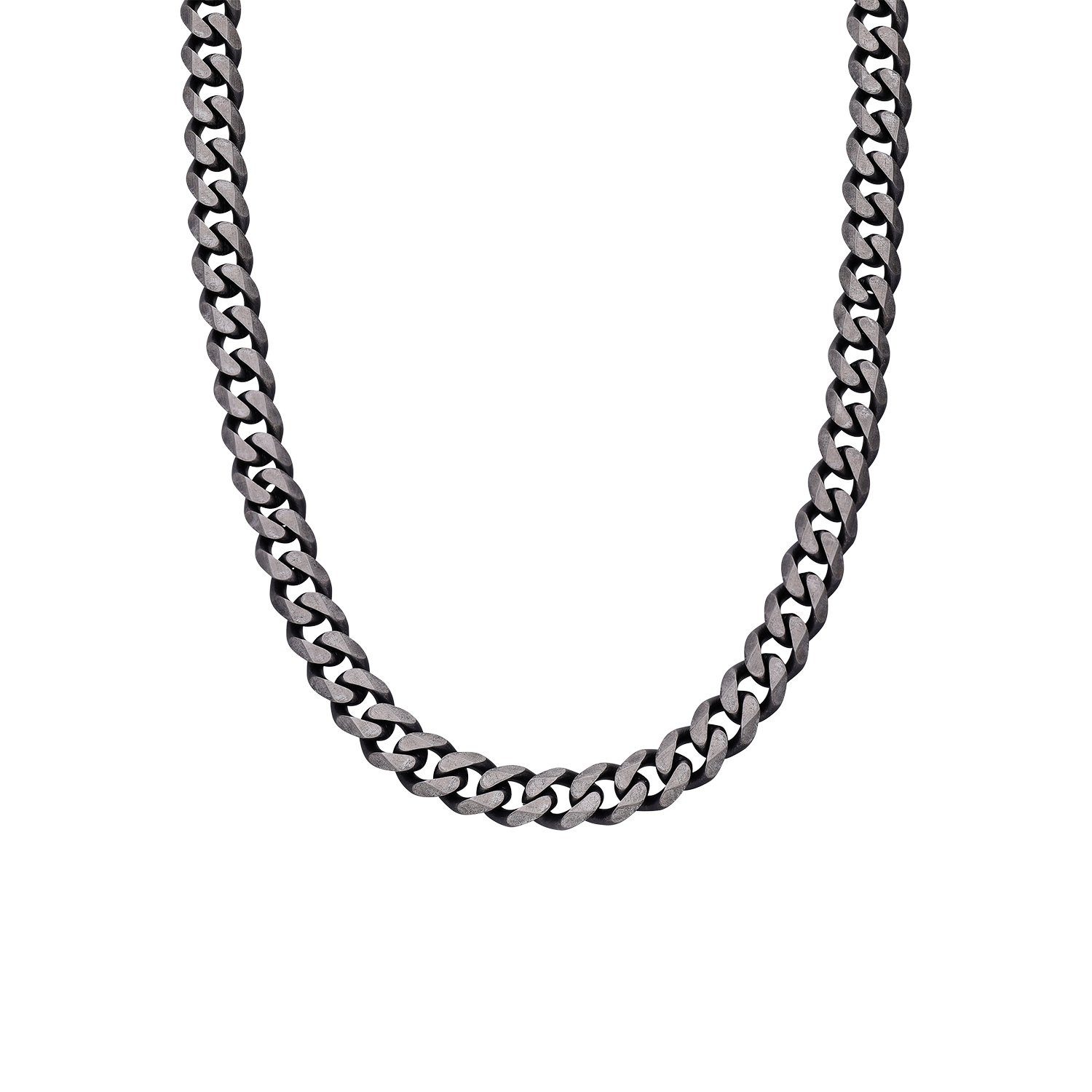LUCARDI Gliederkette Halskette - Stahl - Silber - Kinder
