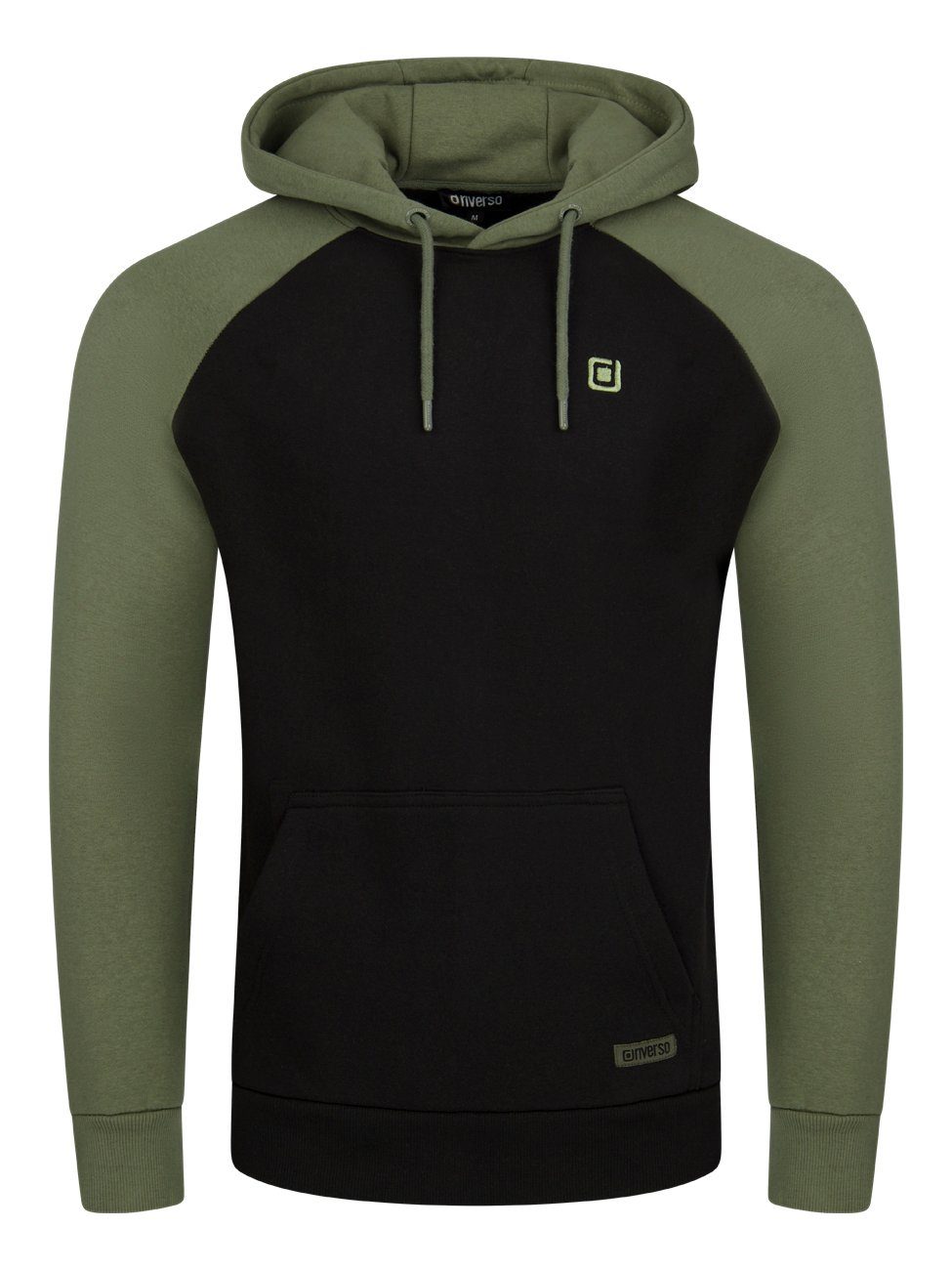 riverso Kapuzenpullover Herren Hoodie RIVNino Regular Fit Longsleeve Sweatshirt mit Kängurutasche