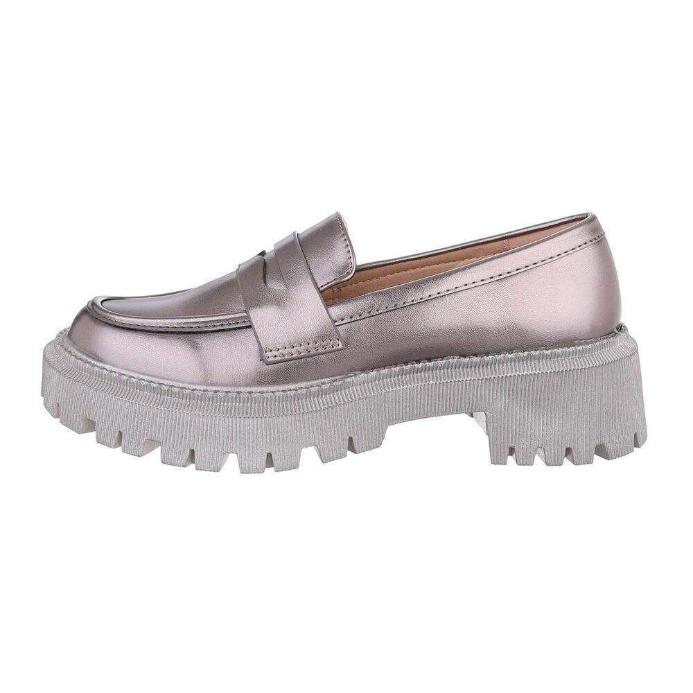 Ital-Design Damen Mokassins Freizeit Slipper (84018725) günstig online kaufen