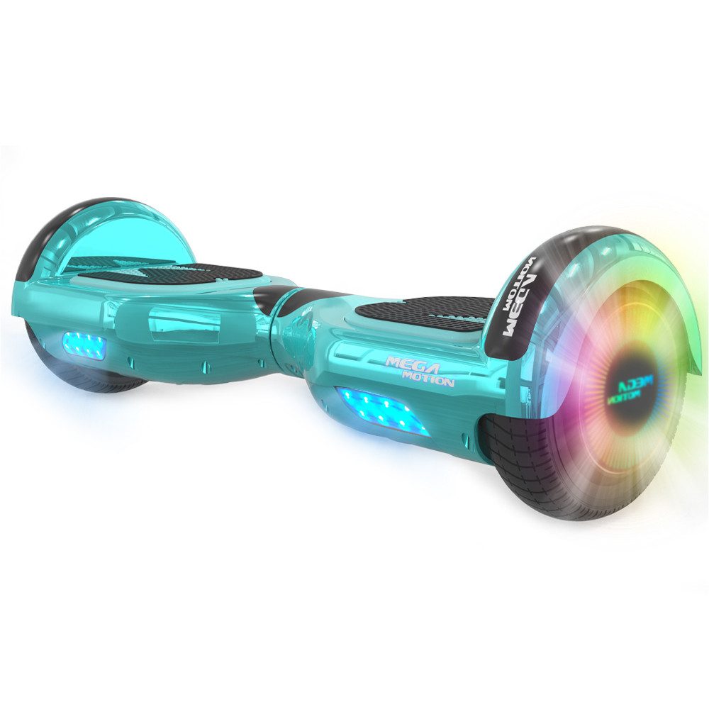 Mega Motion Balance Scooter, 13,00 km/h, Hoverboard 6.5" mit LED licht