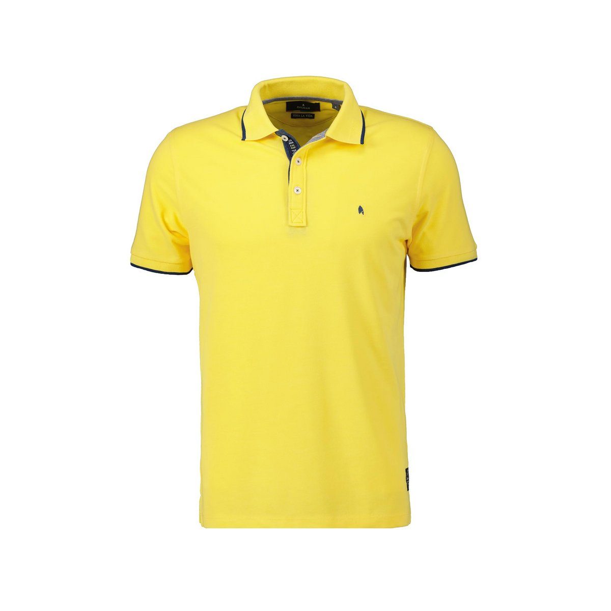 RAGMAN Poloshirt gelb (1-tlg)