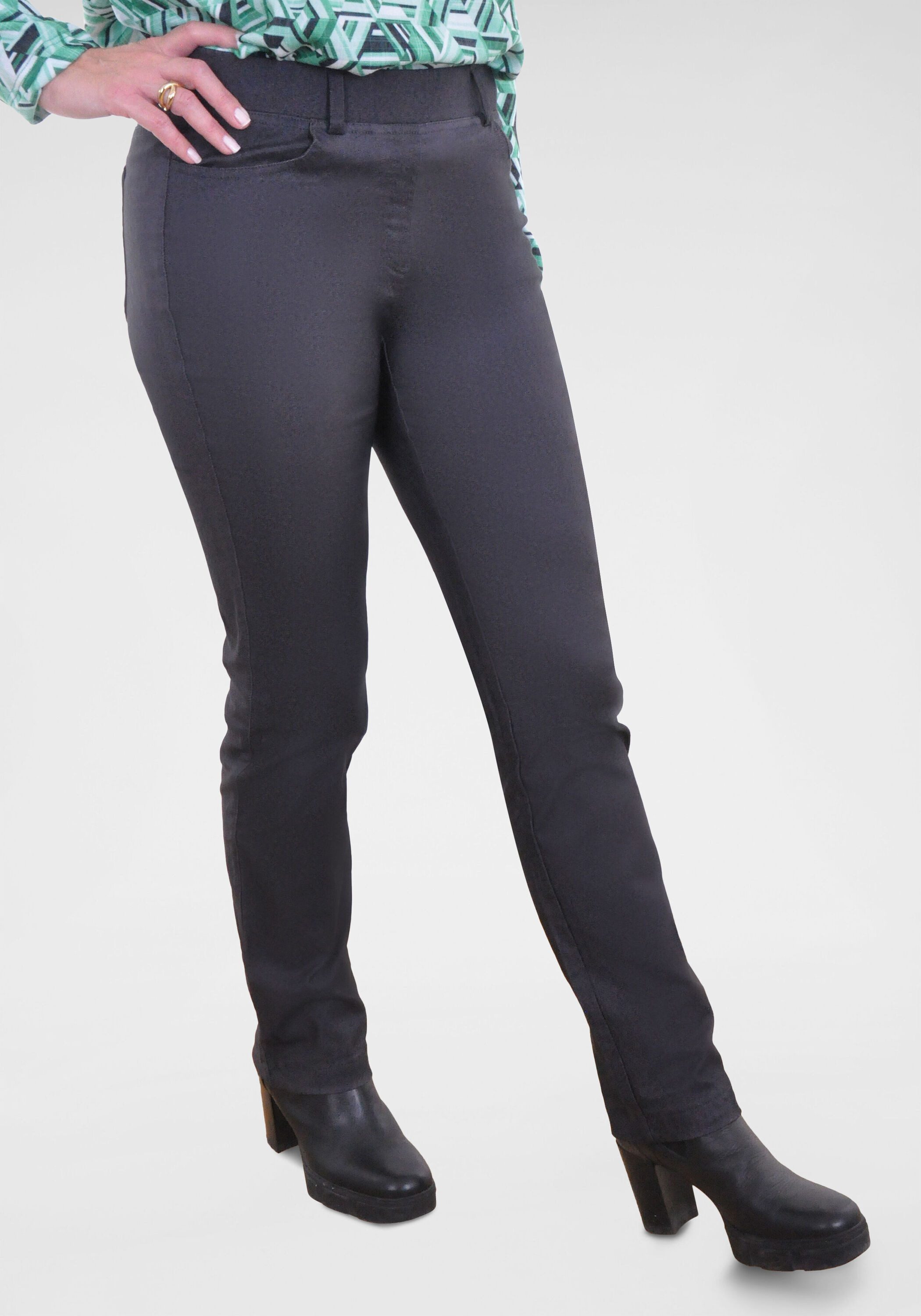 NAVIGAZIONE Stoffhose mit elastischem Bund