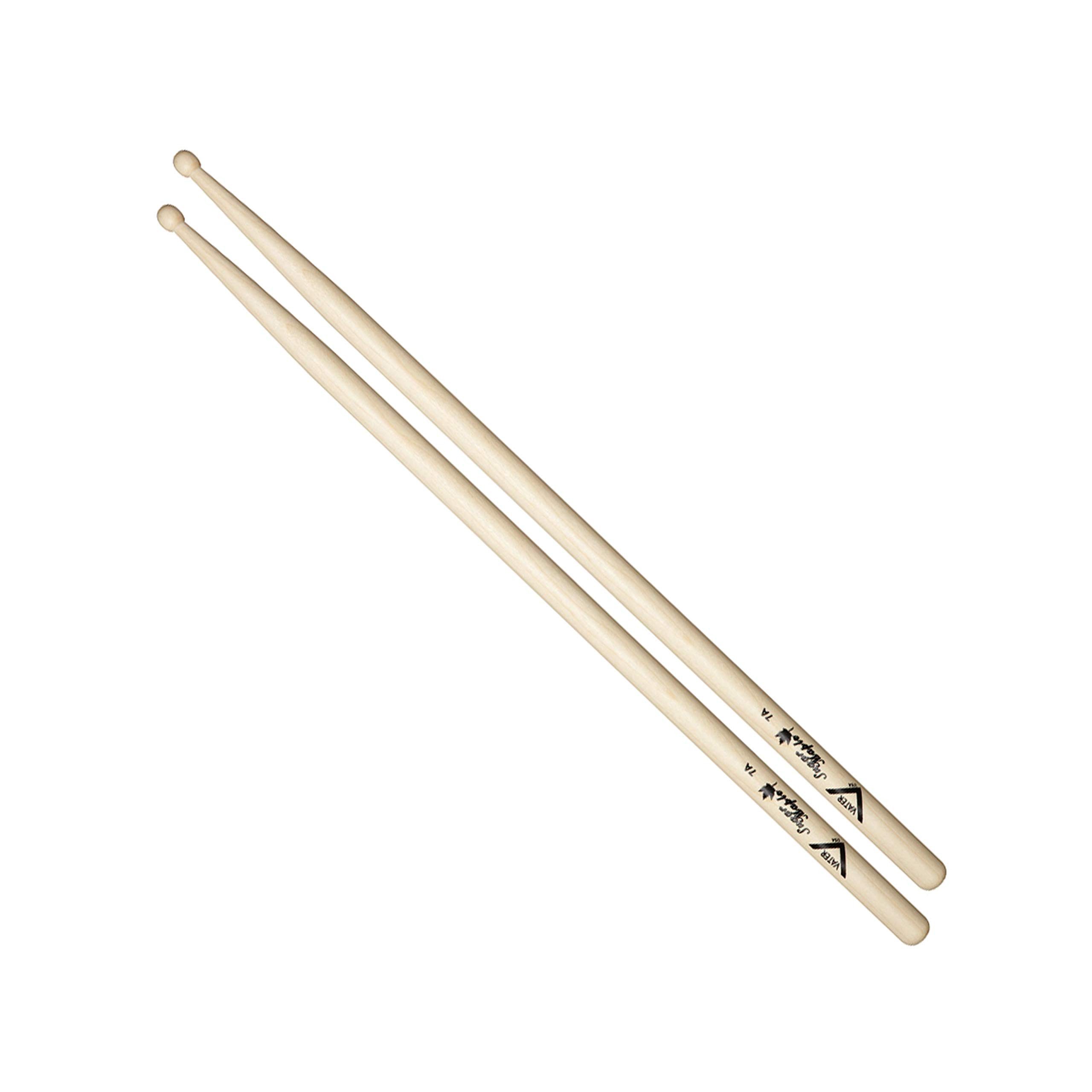 Vater Percussion Drumsticks (Drumstix 7A Sugar Maple Sticks, Sticks, Beater und Mallets, Drumsticks Holztip), 7A Sugar Maple Sticks - Drumsticks
