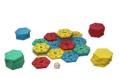 Wissner® aktiv lernen Lernspielzeug Mathespiel - Zahlenburg Hexagon, Mathe spielerisch begreifen RE-Wood® (1-St)
