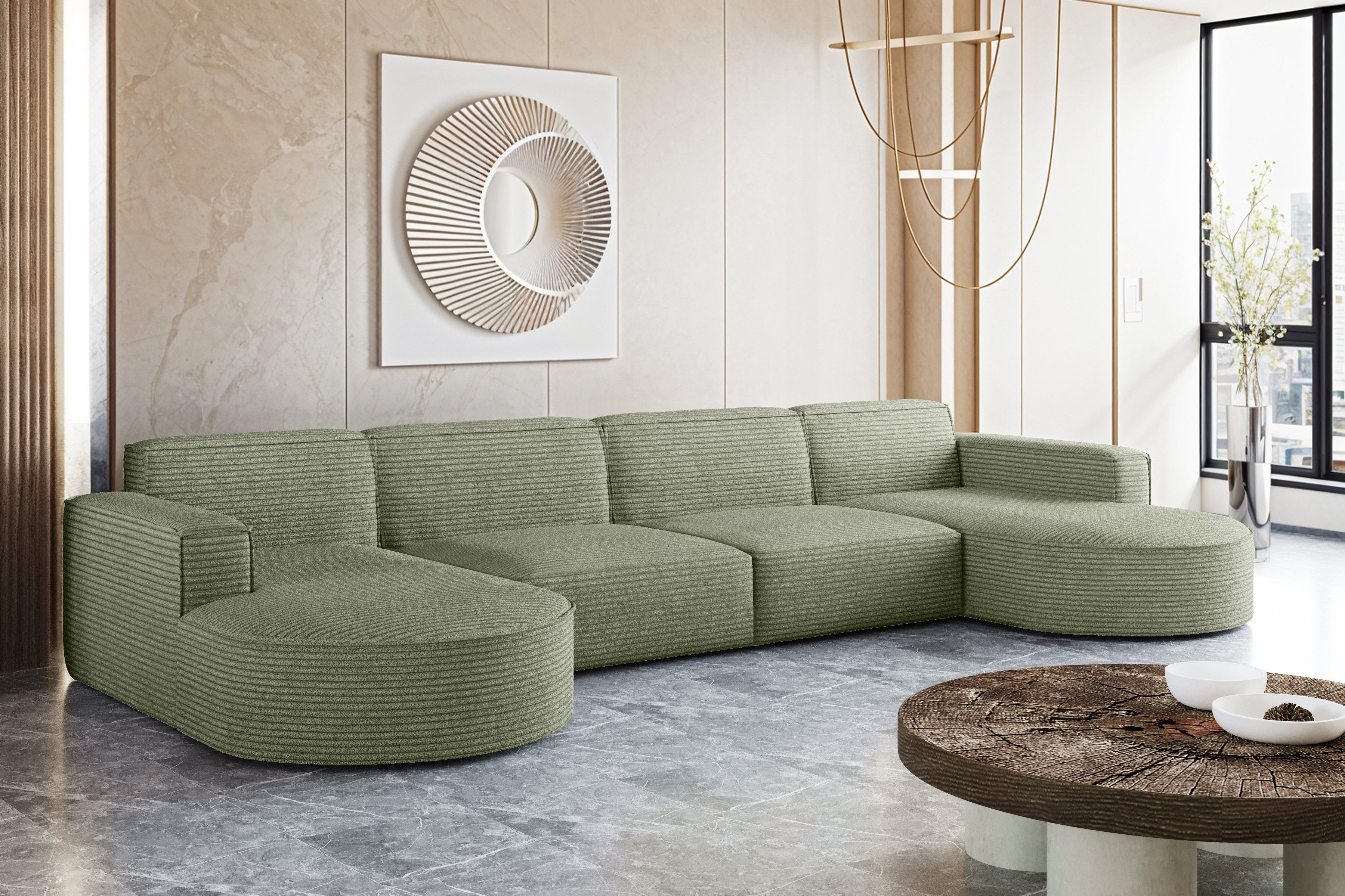 Kaiser Möbel Ecksofa Designer MODENA U günstig online kaufen