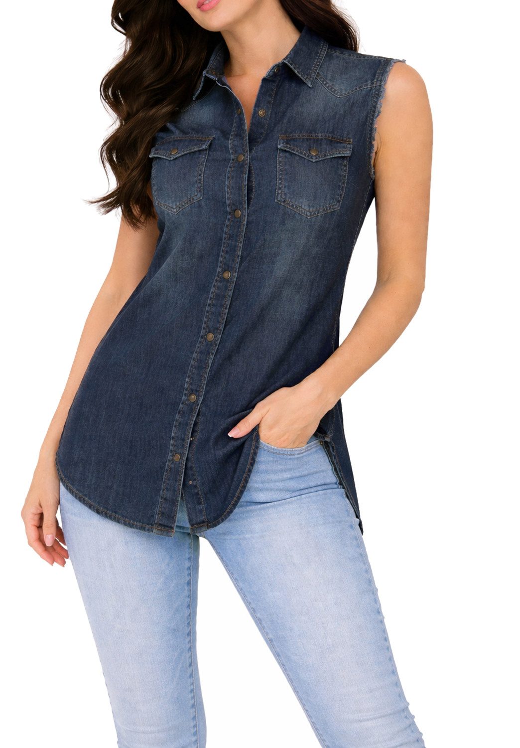 Diesel Jeansbluse Diesel DE-Sovita Shirt Damen Jeanshemd