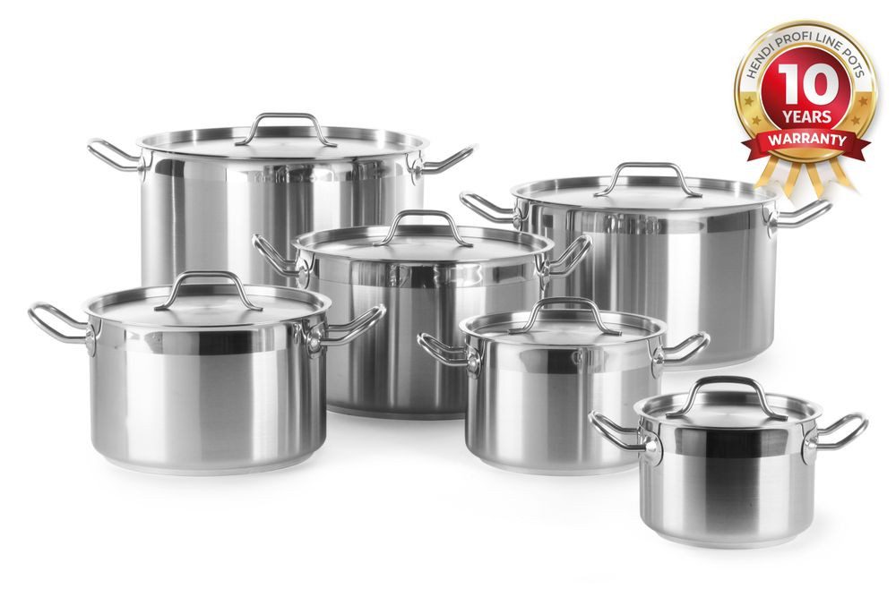 Hendi Ersatzscherkopf HENDI Marmite, moyenne - avec couvercle, Profi Line, 2L, ⌀160x(H)110mm