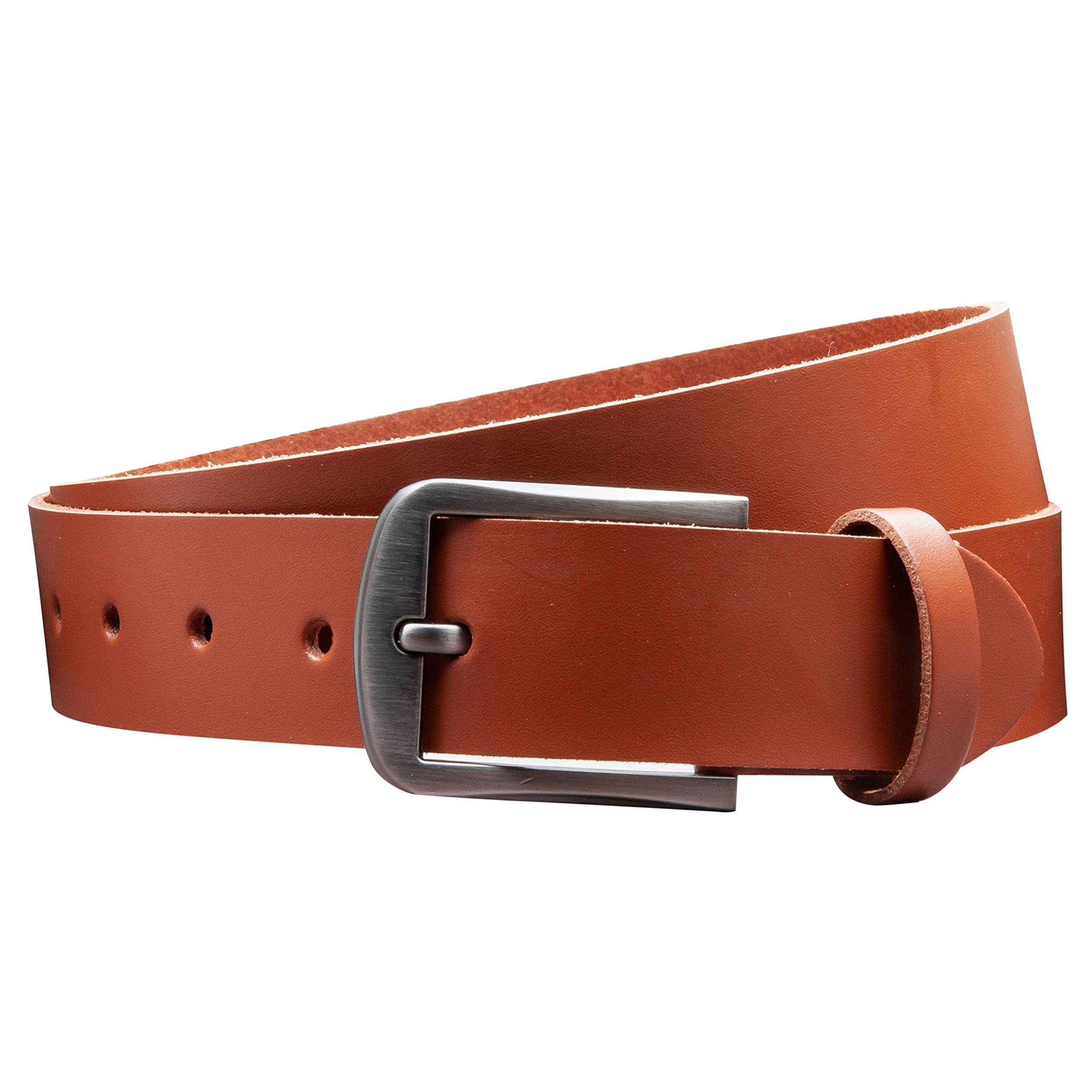 COLOGNEBELT Ledergürtel OM416-SL-Cognac MADE IN GERMANY, günstig online kaufen